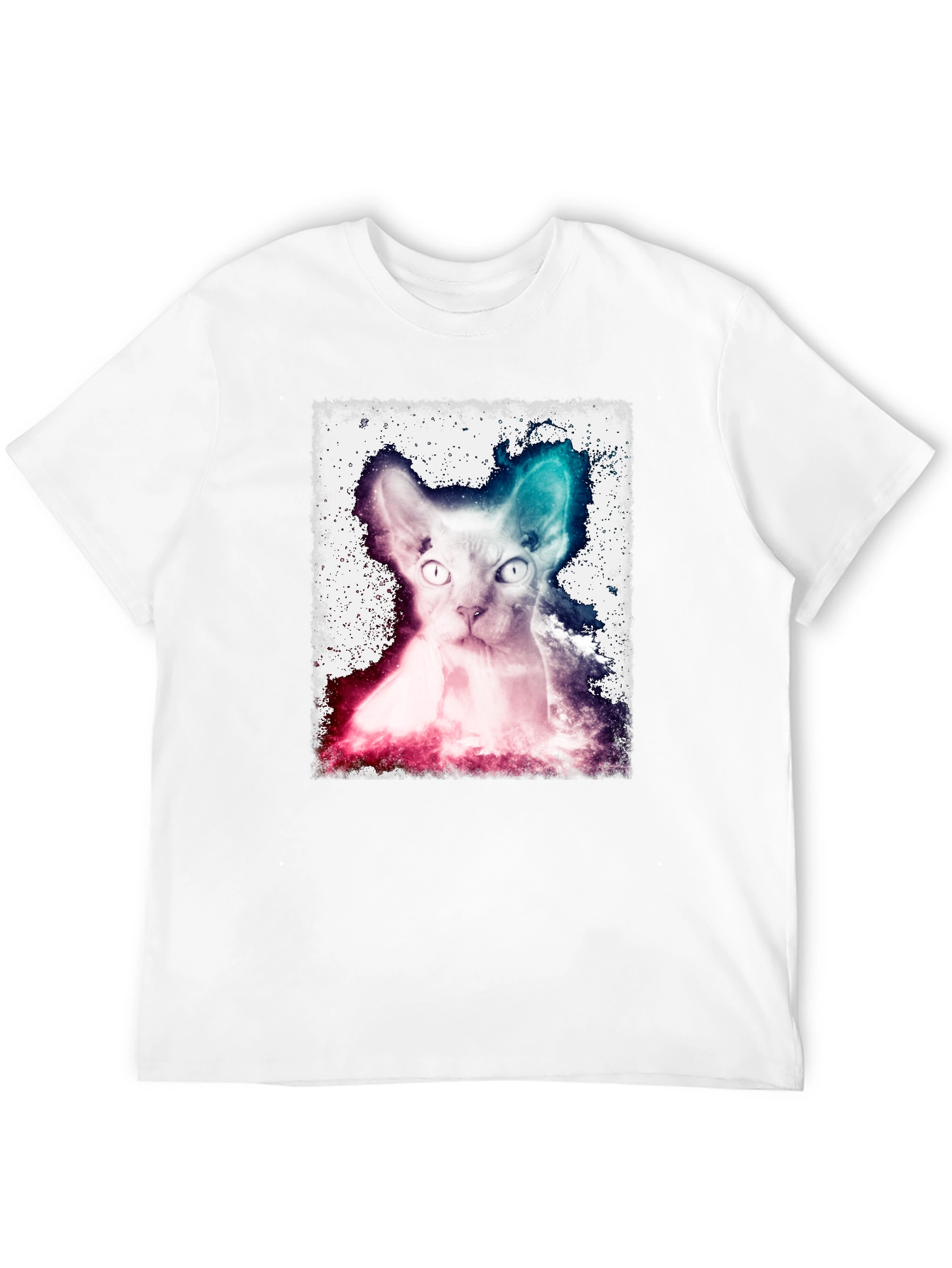 Galaxy Cat Graphic Tee - Unique Design