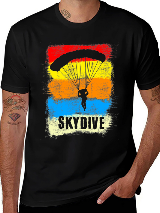 Skydiving Graphic Tee - Adventure Awaits!