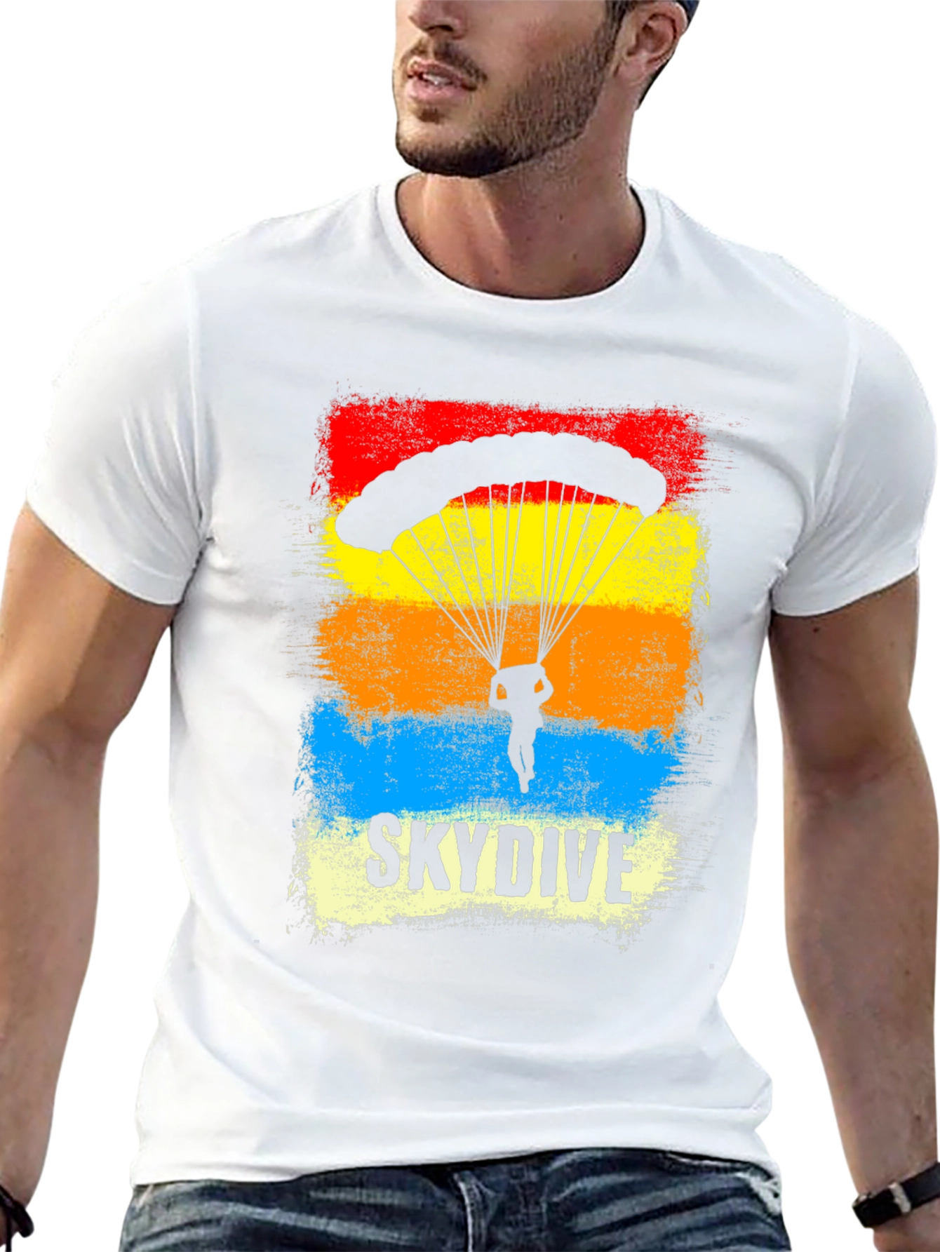 Skydiving Graphic Tee - Adventure Awaits!