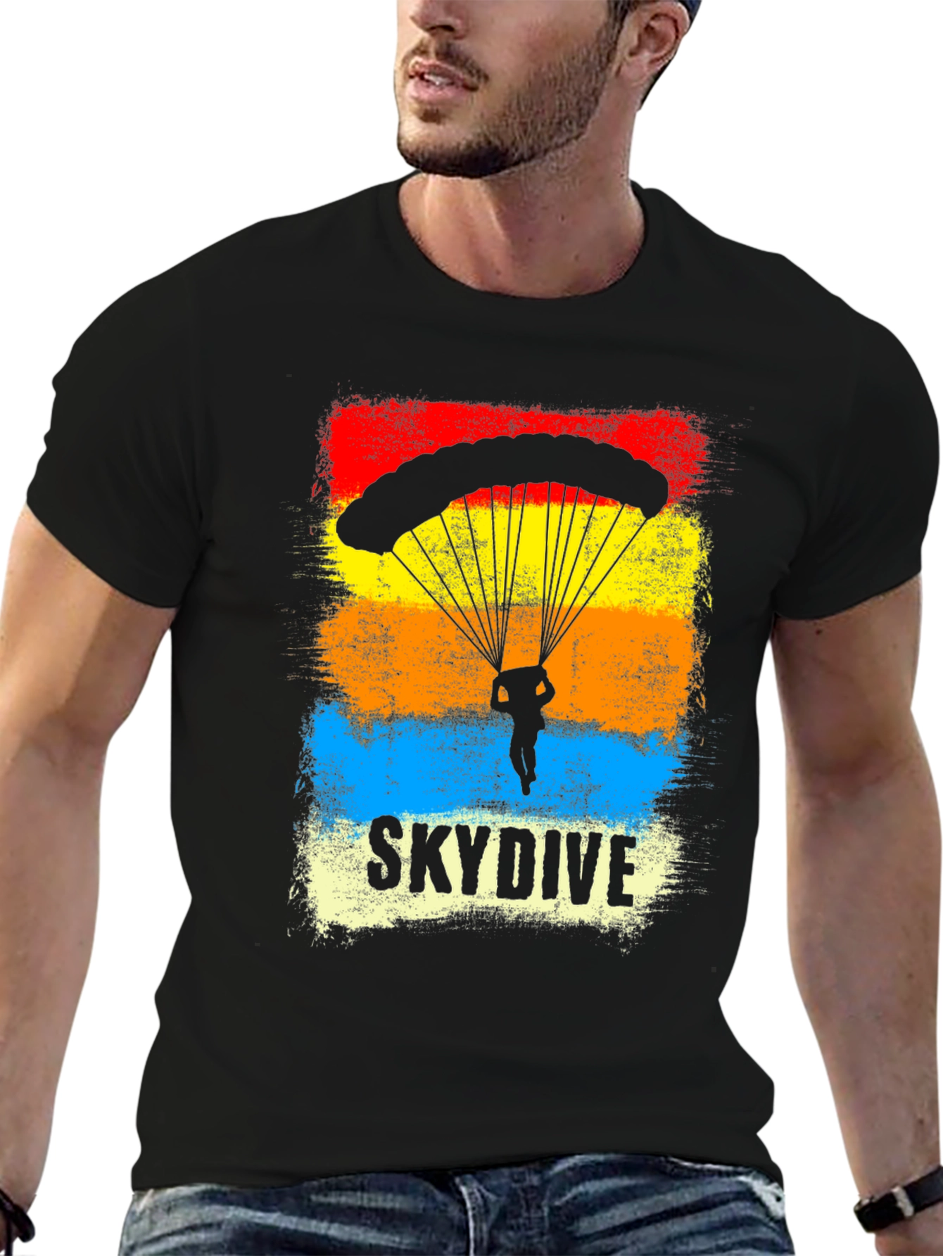 Skydiving Graphic Tee - Adventure Awaits!