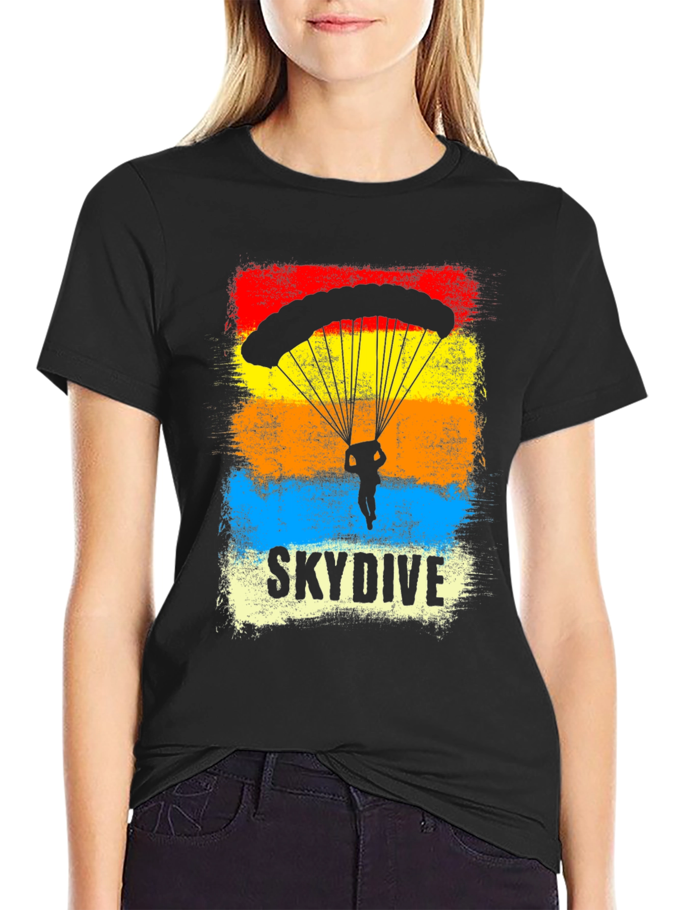 Skydiving Graphic Tee - Adventure Awaits!
