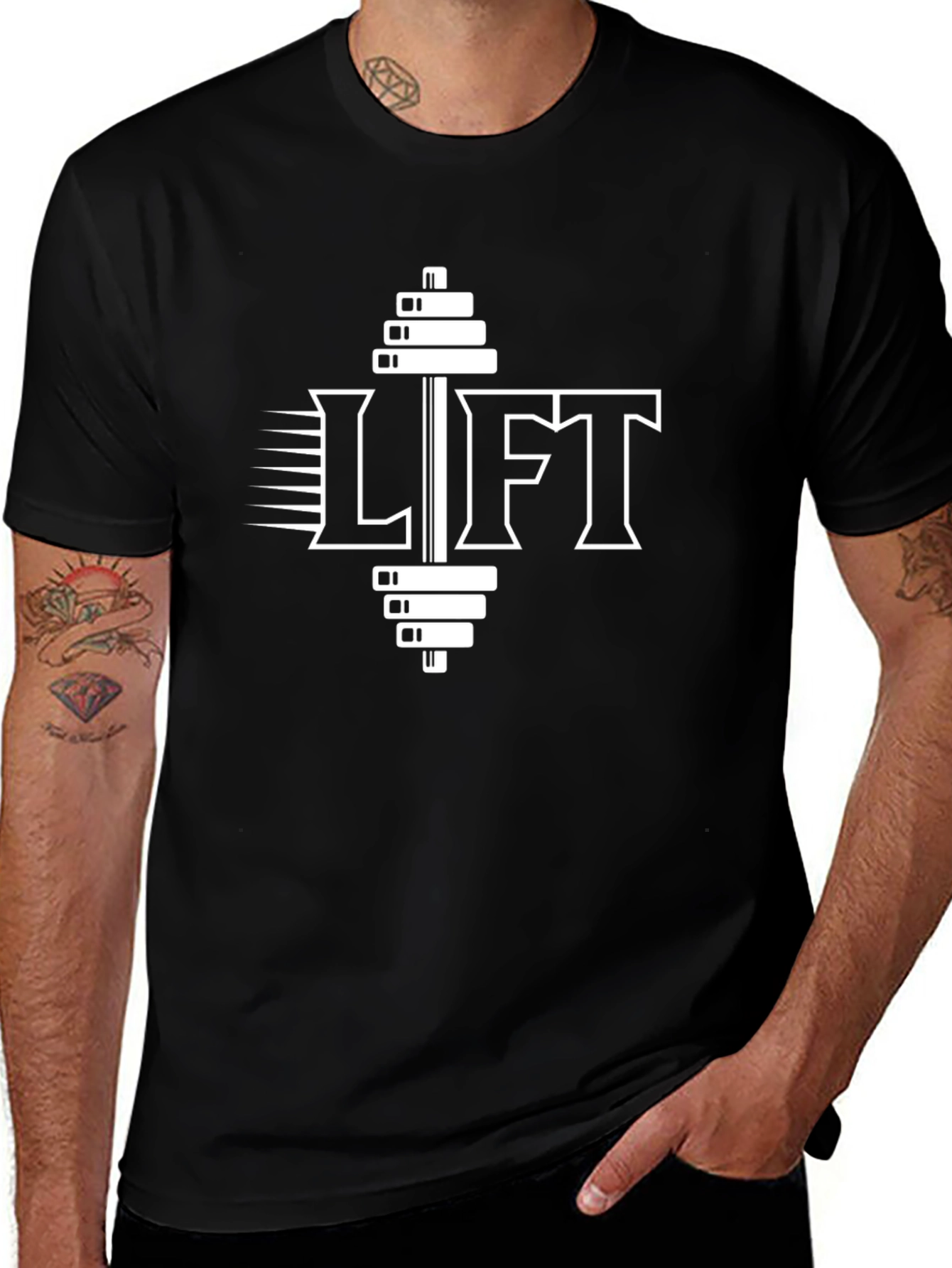 Lift Weights Graphic T-Shirt for Men