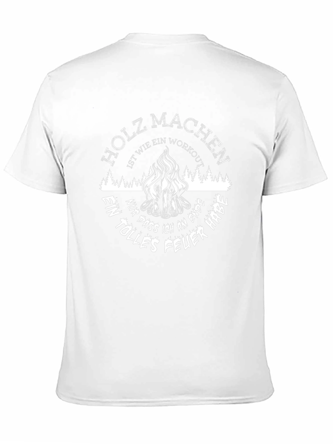 Holz Machen Workout Black T-Shirt