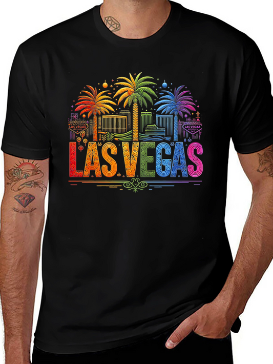 Las Vegas Palm Tree Graphic T-Shirt