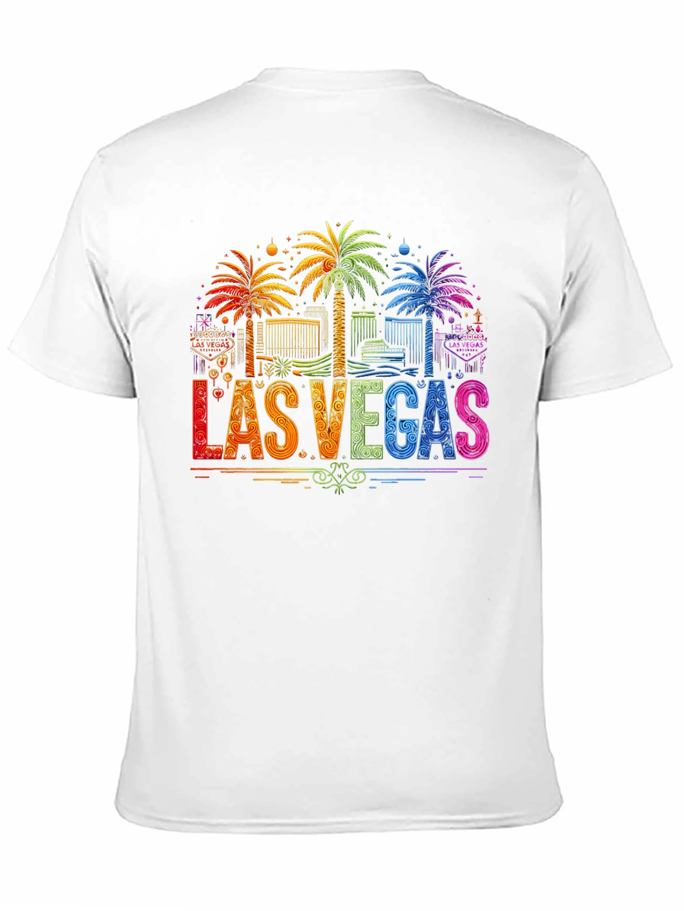Las Vegas Palm Tree Graphic T-Shirt