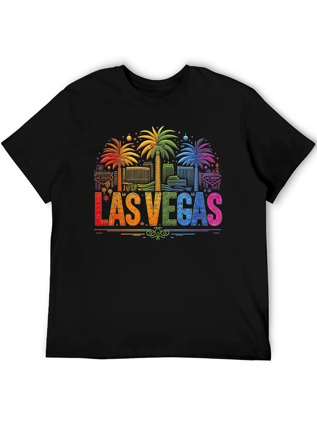 Las Vegas Palm Tree Graphic T-Shirt