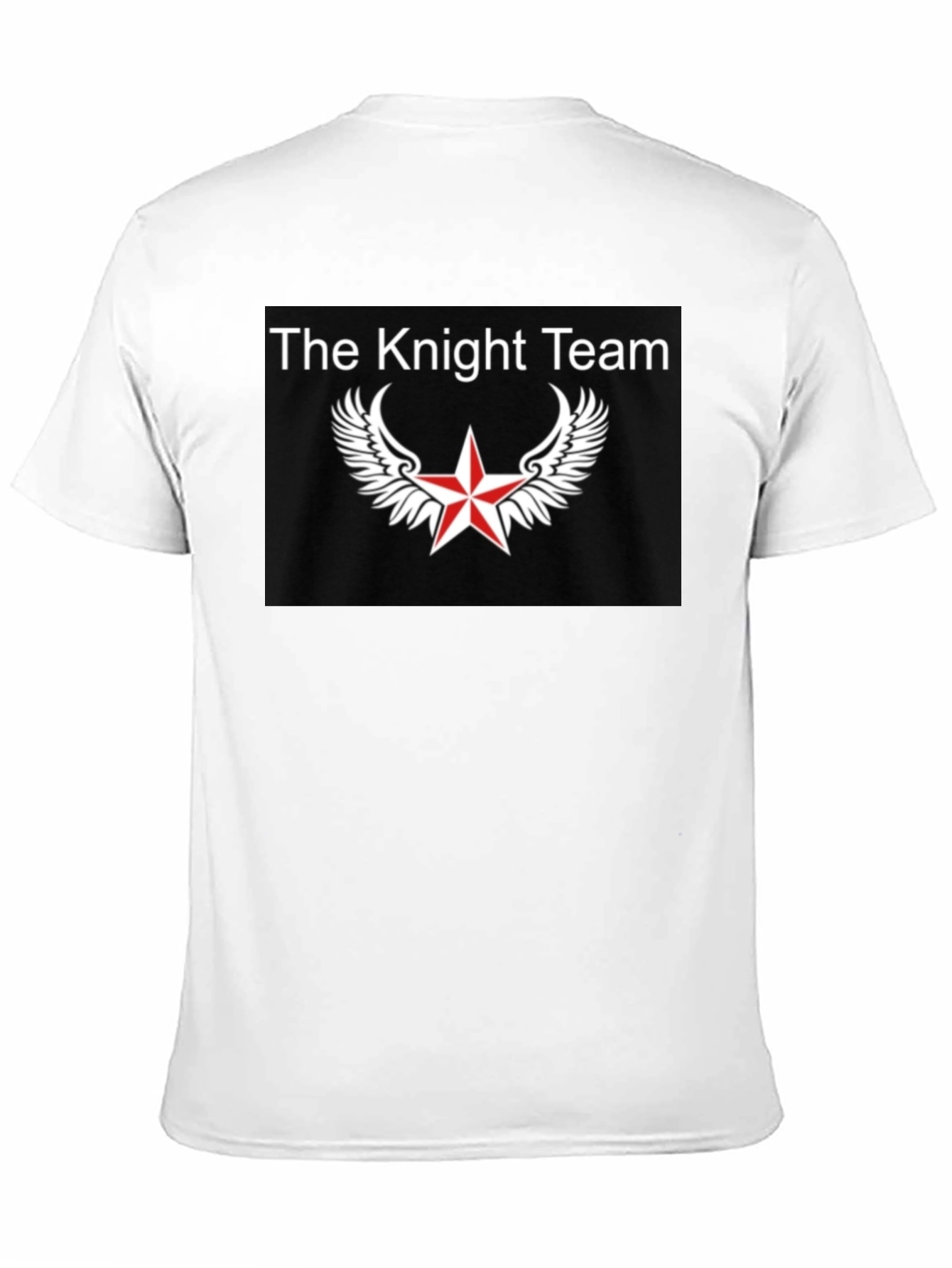The Knight Team Graphic Tee - Black Cotton T-Shirt