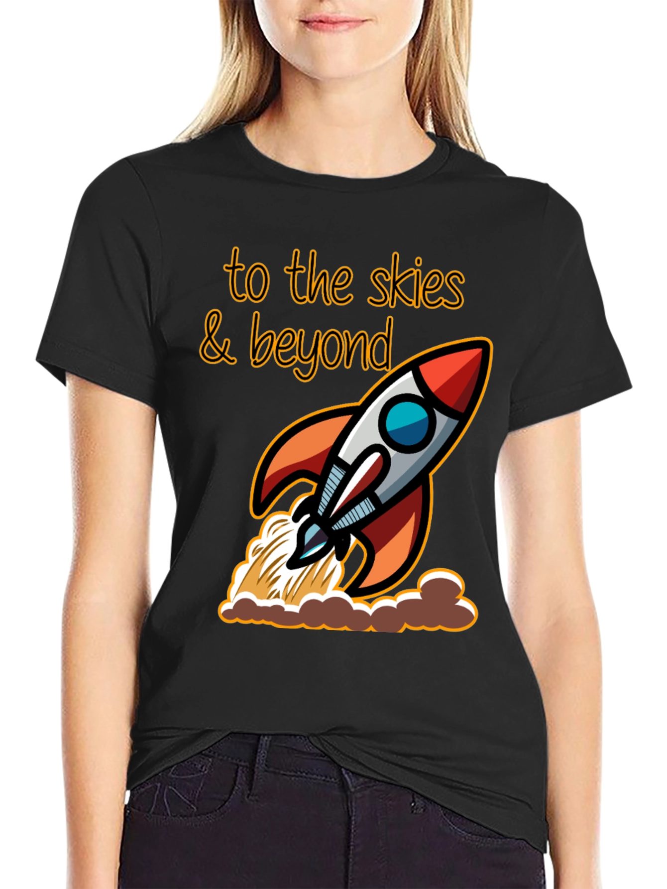 Rocket to the Skies T-Shirt - Adventure Awaits!