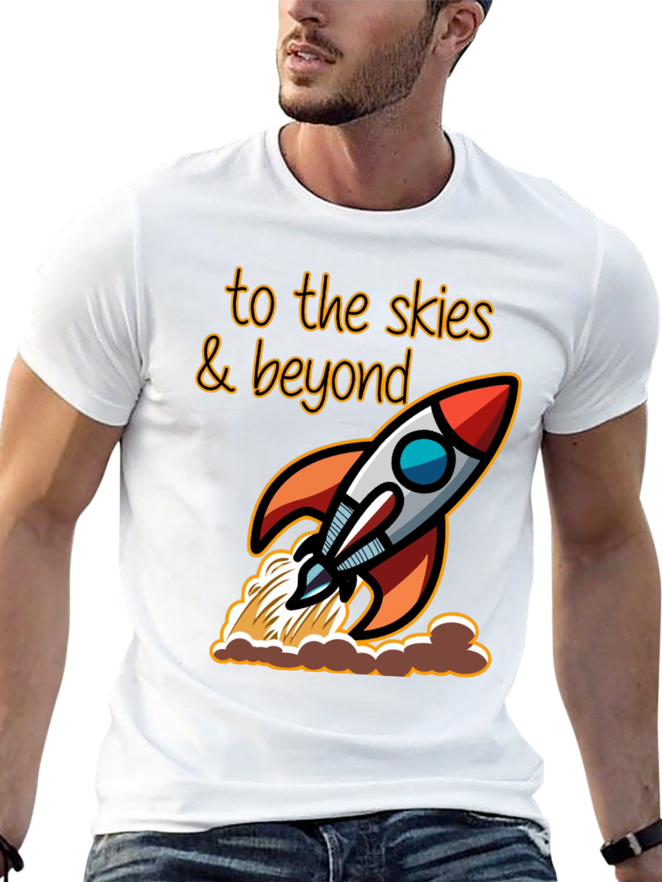 Rocket to the Skies T-Shirt - Adventure Awaits!