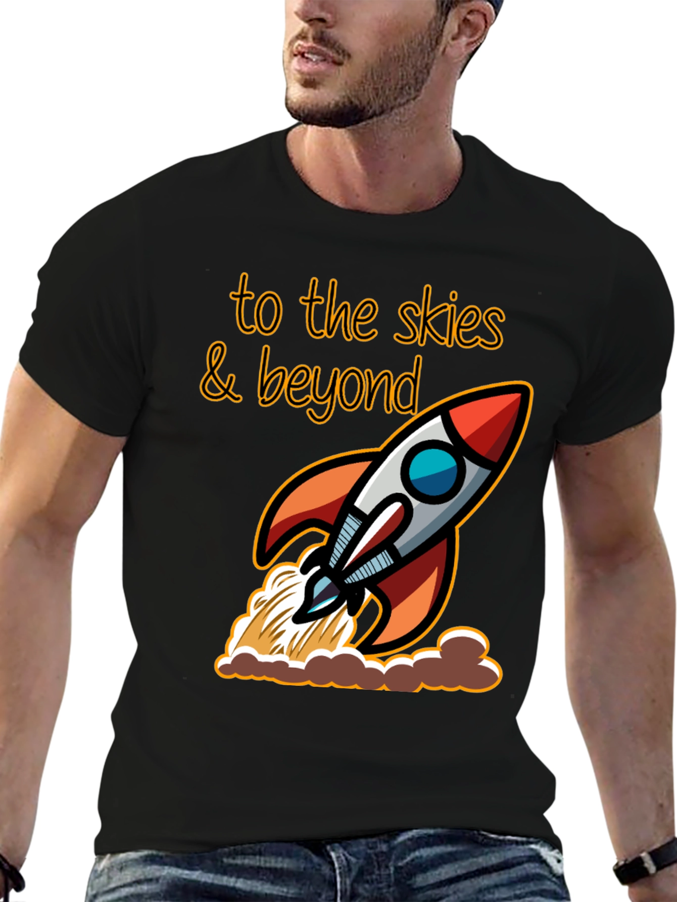 Rocket to the Skies T-Shirt - Adventure Awaits!