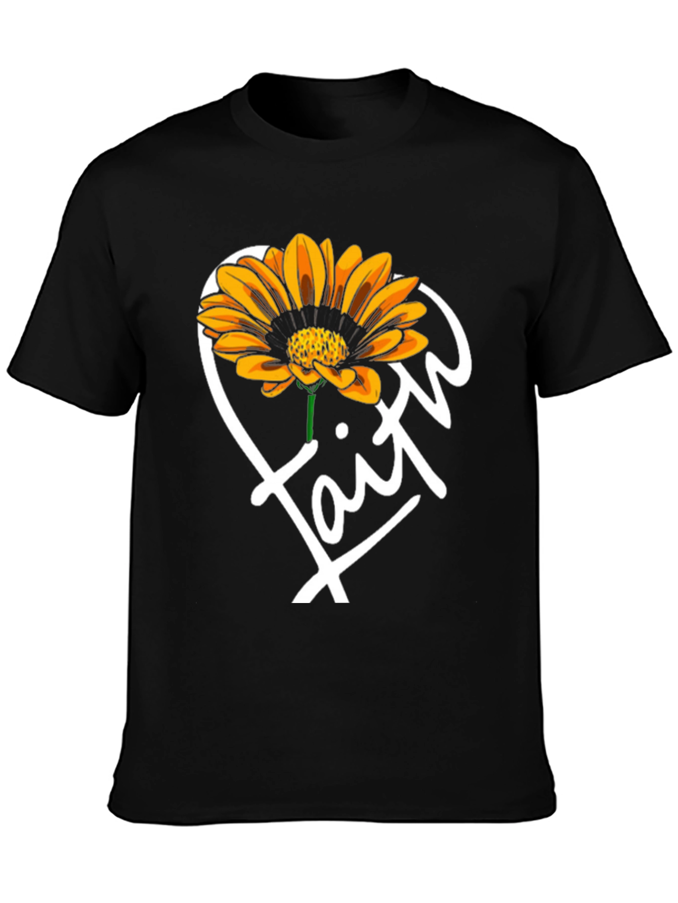 Faith Sunflower Graphic T-Shirt
