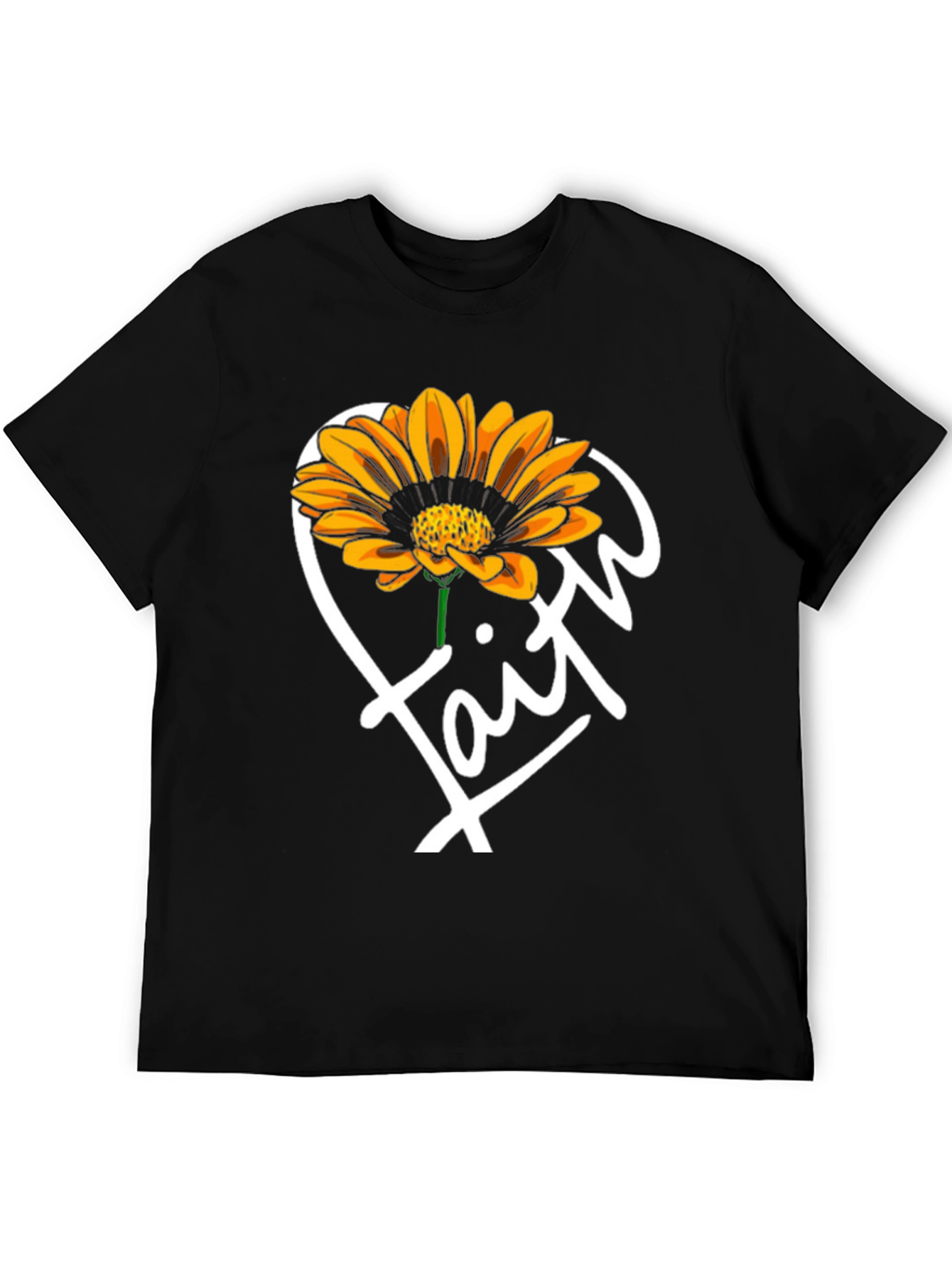 Faith Sunflower Graphic T-Shirt