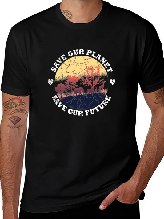 Save Our Planet Graphic T-Shirt