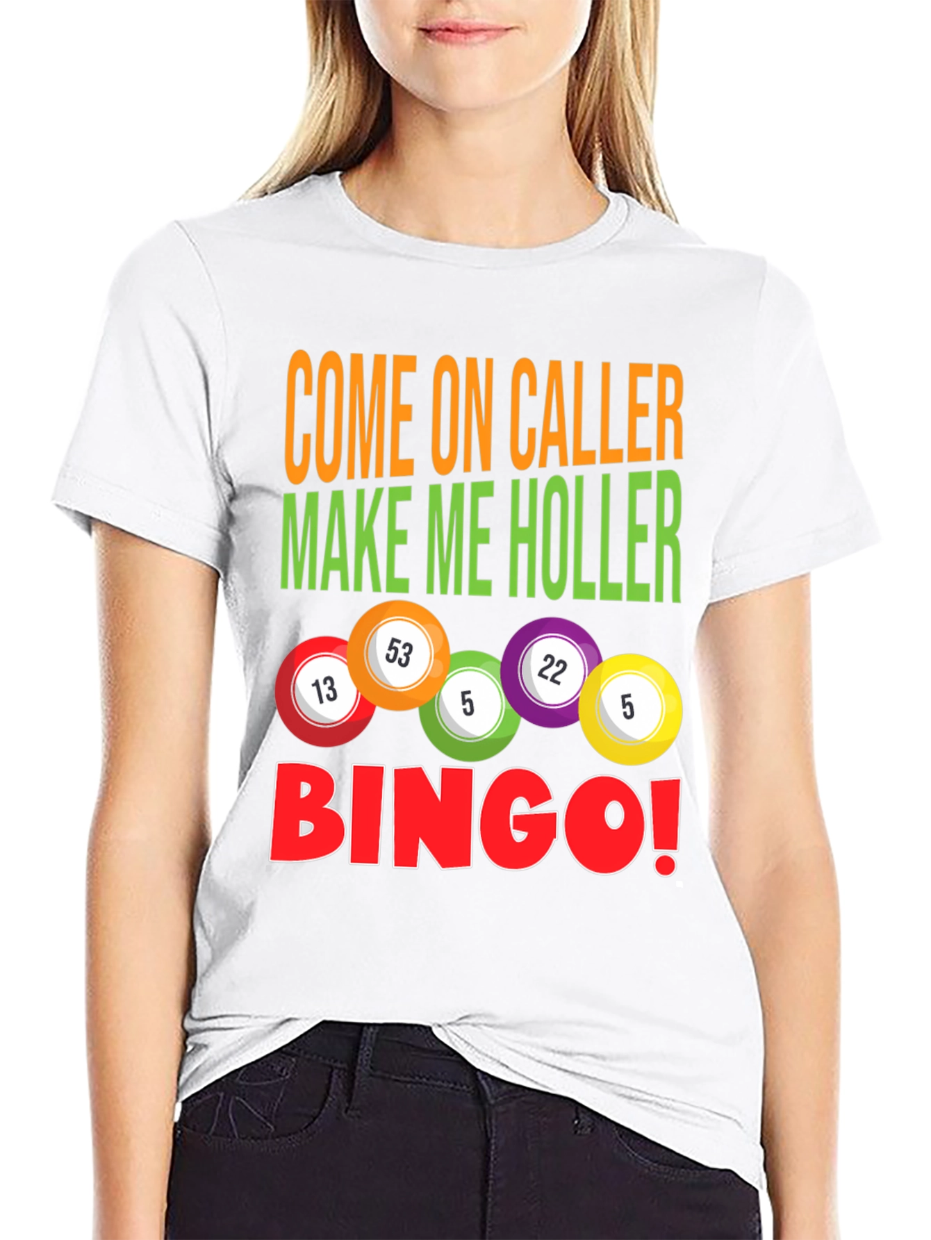 Bingo Caller T-Shirt - Luck and Humor!