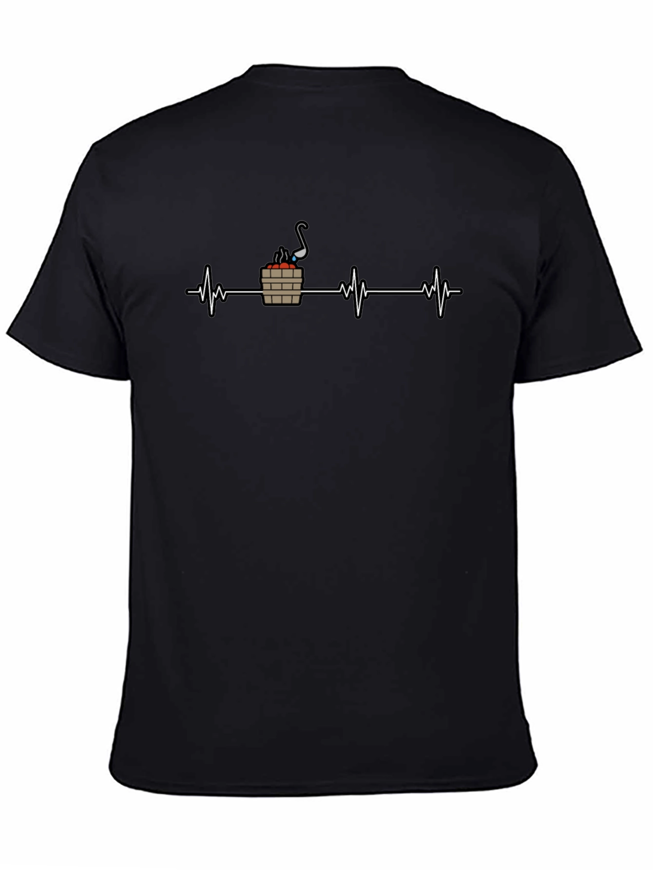 Sauna Heartbeat T-Shirt - Relax & Recharge