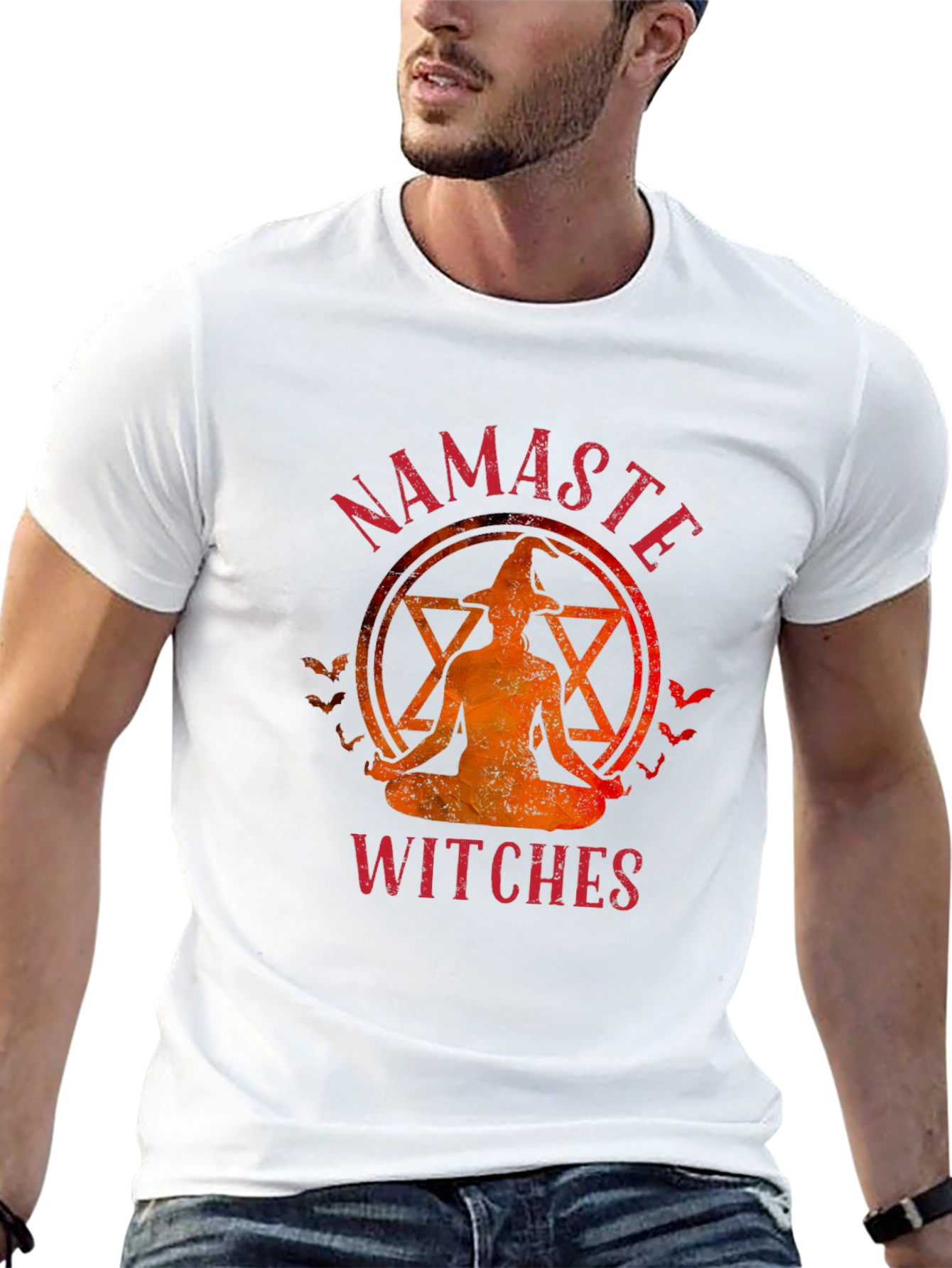 Namaste Witches T-Shirt Halloween Yoga Tee