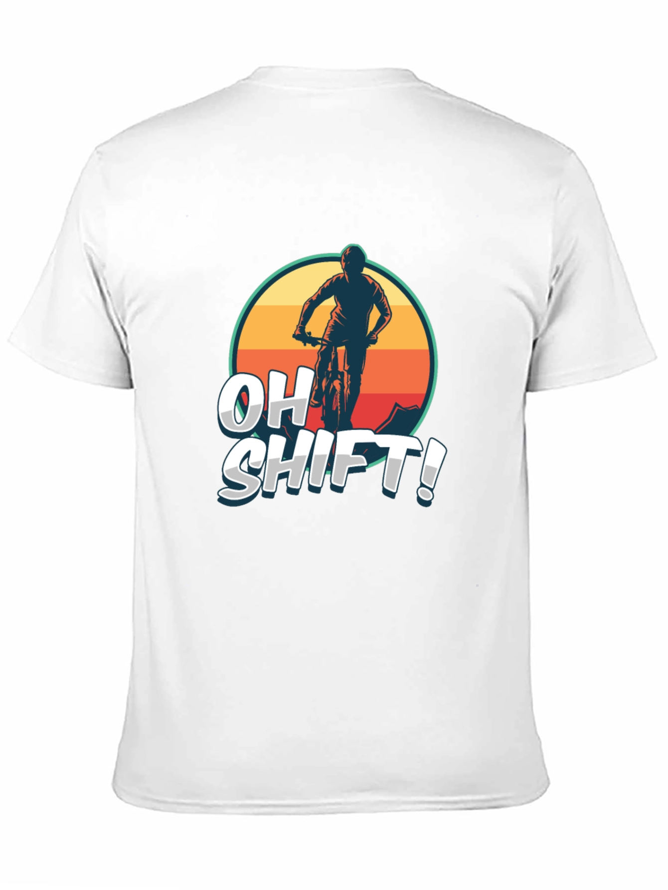 Oh Shift! Mountain Bike T-Shirt - Black
