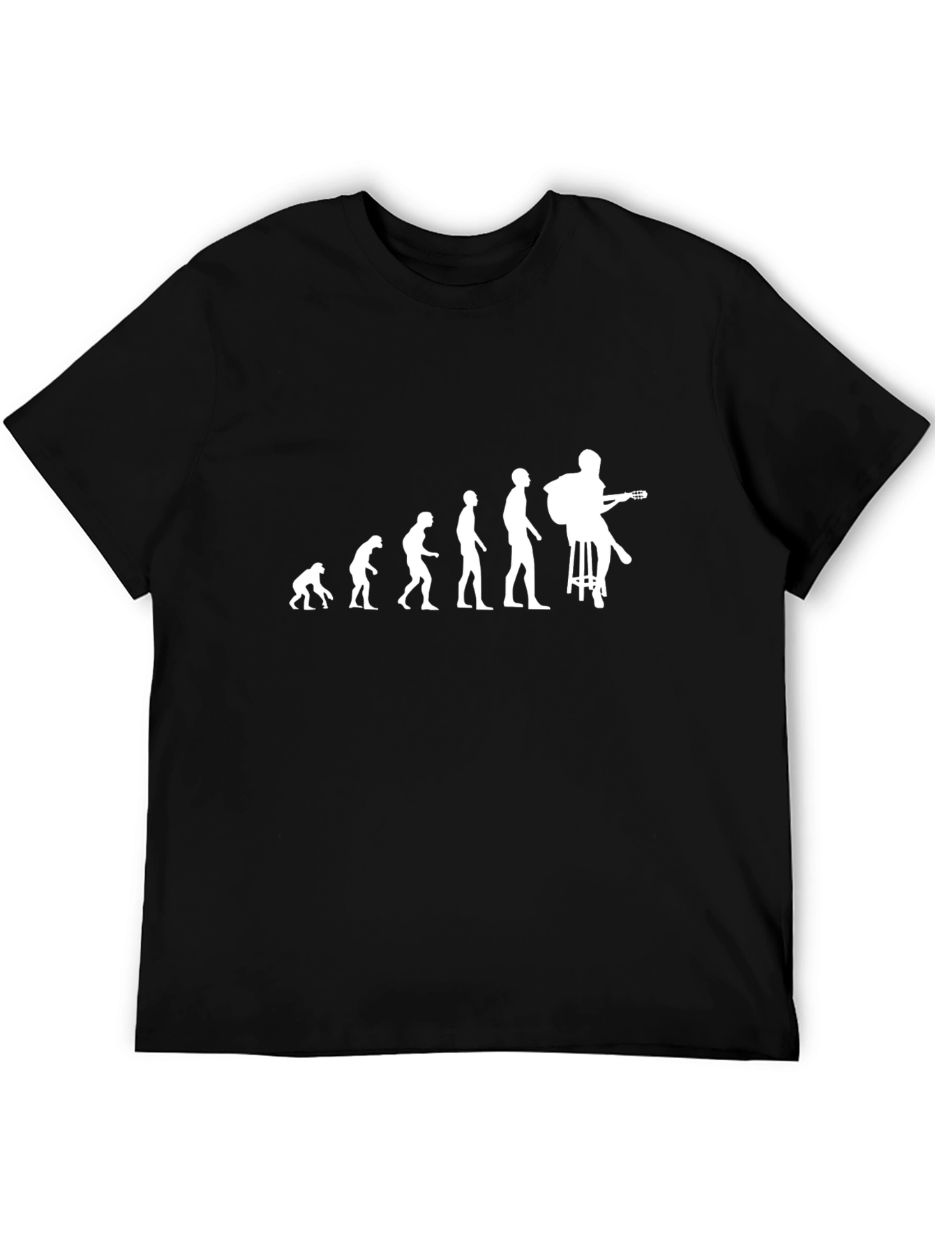 Evolution of Guitarist T-Shirt - Black