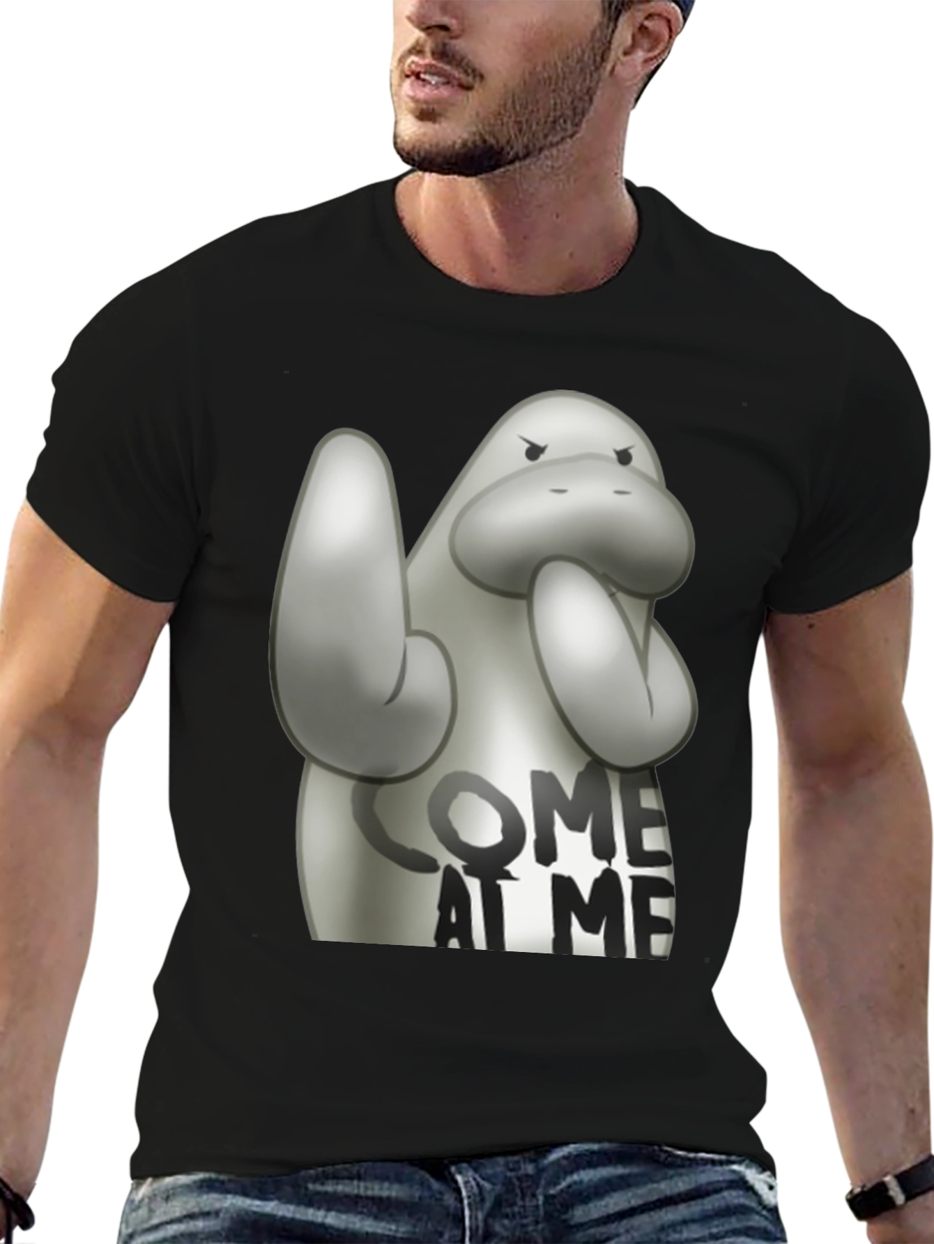 Come at Me Manatee T-Shirt - Funny Animal Tee