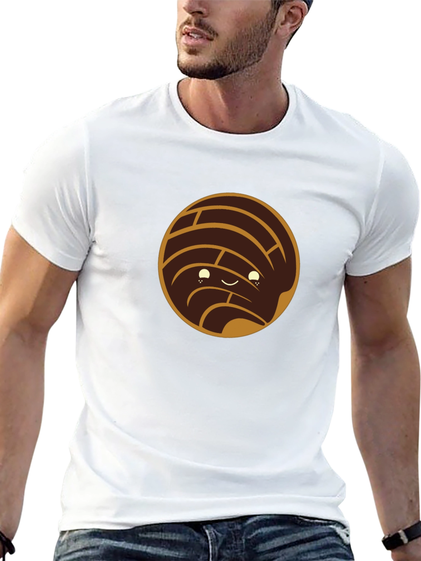 Cute Concha Bread T-Shirt - Sweet Treat Tee
