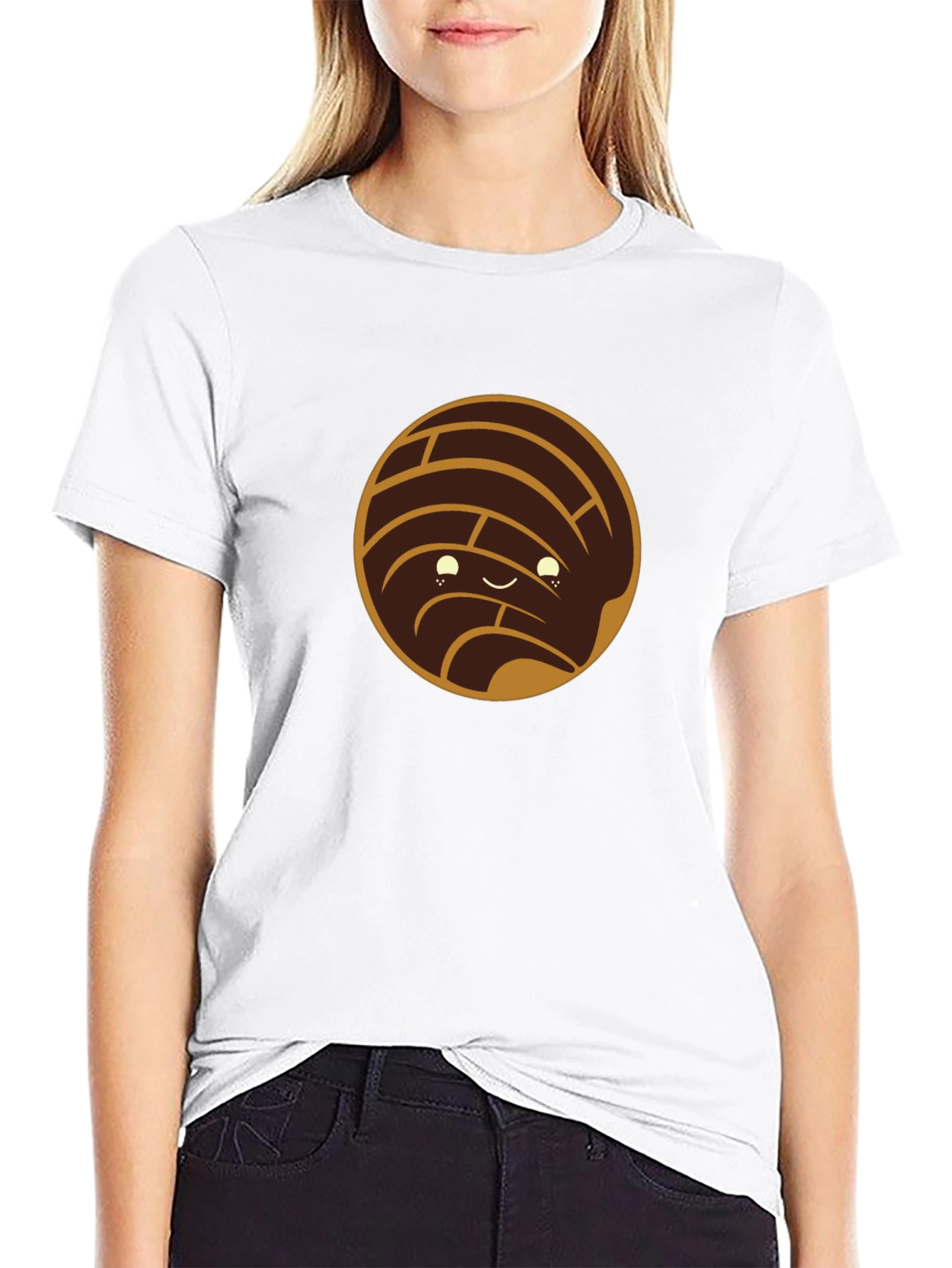 Cute Concha Bread T-Shirt - Sweet Treat Tee