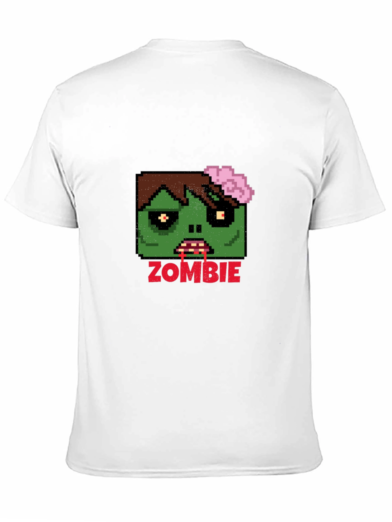 Pixel Zombie Graphic Tee - Unisex Black T-Shirt