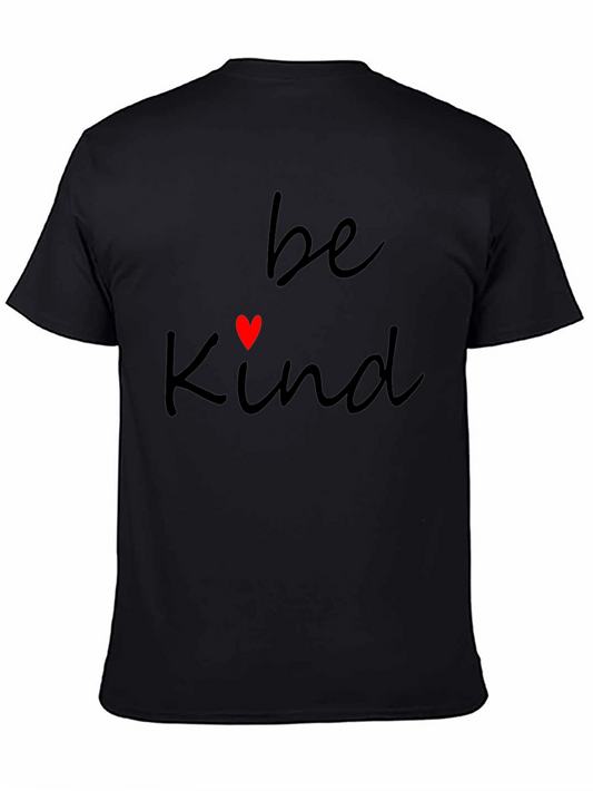 Be Kind Tee - Stylish Black T-Shirt with Heart