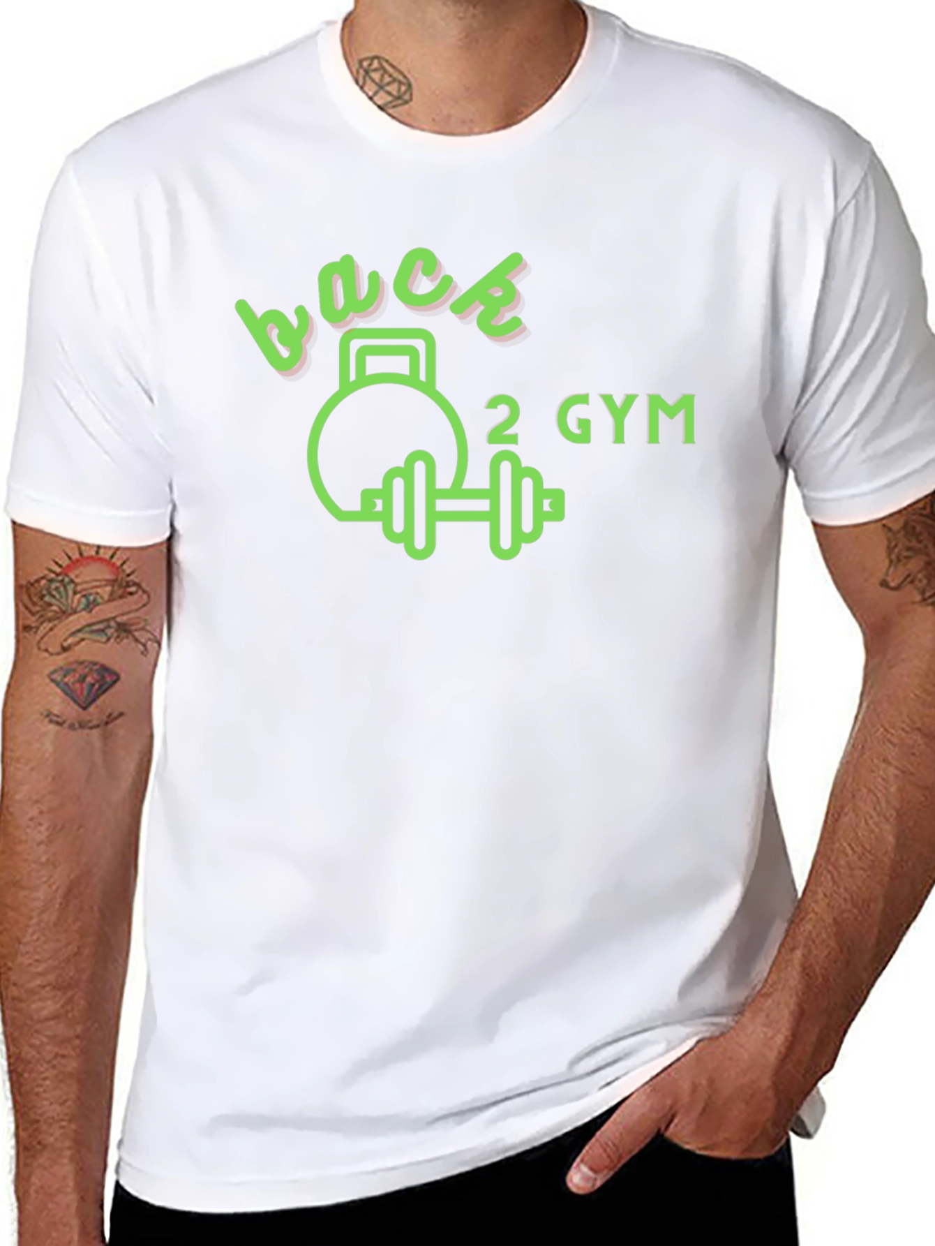Back 2 Gym Graphic Tee - Workout Motivation