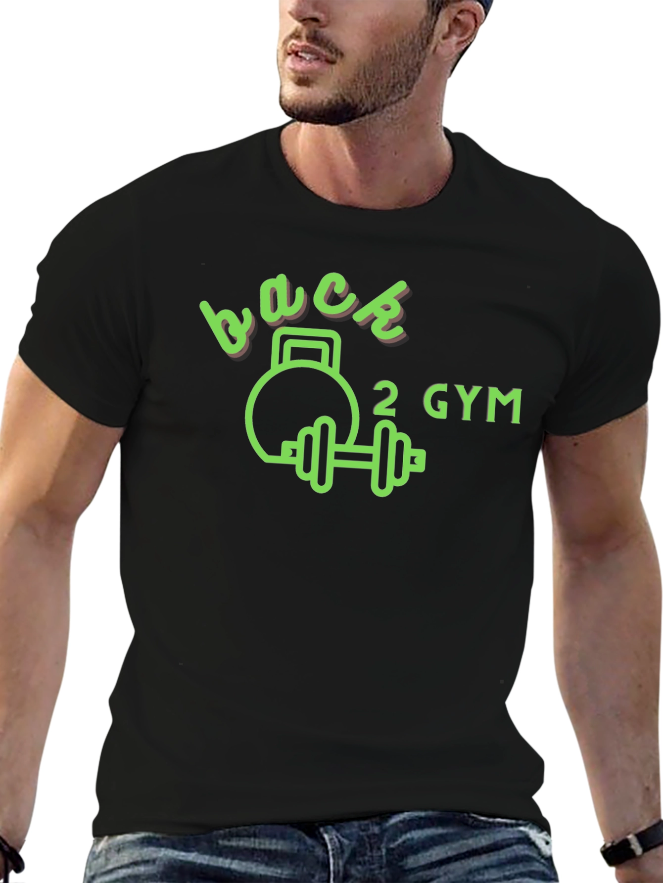 Back 2 Gym Graphic Tee - Workout Motivation