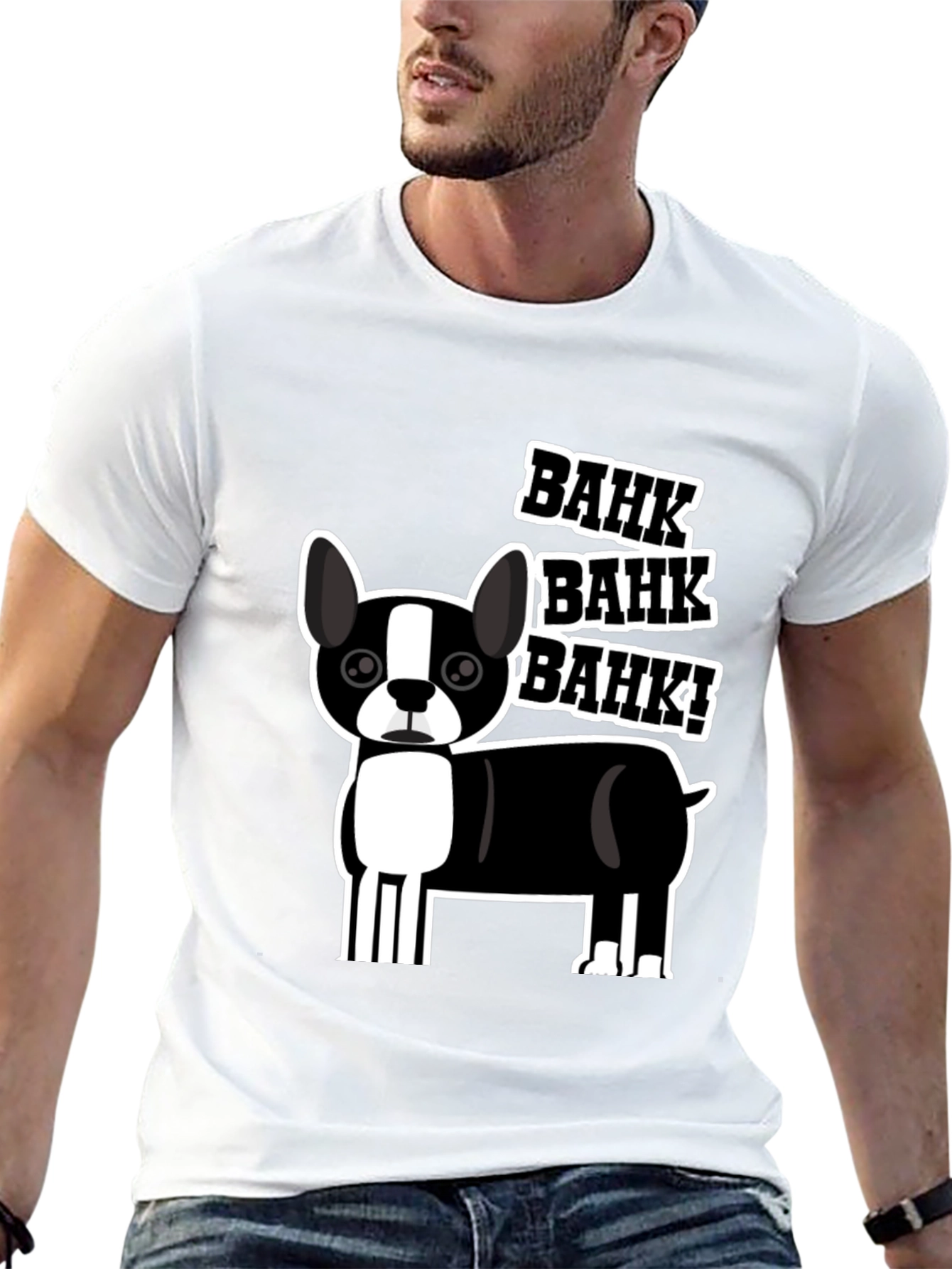 Bahk Dog Graphic Tee - Black