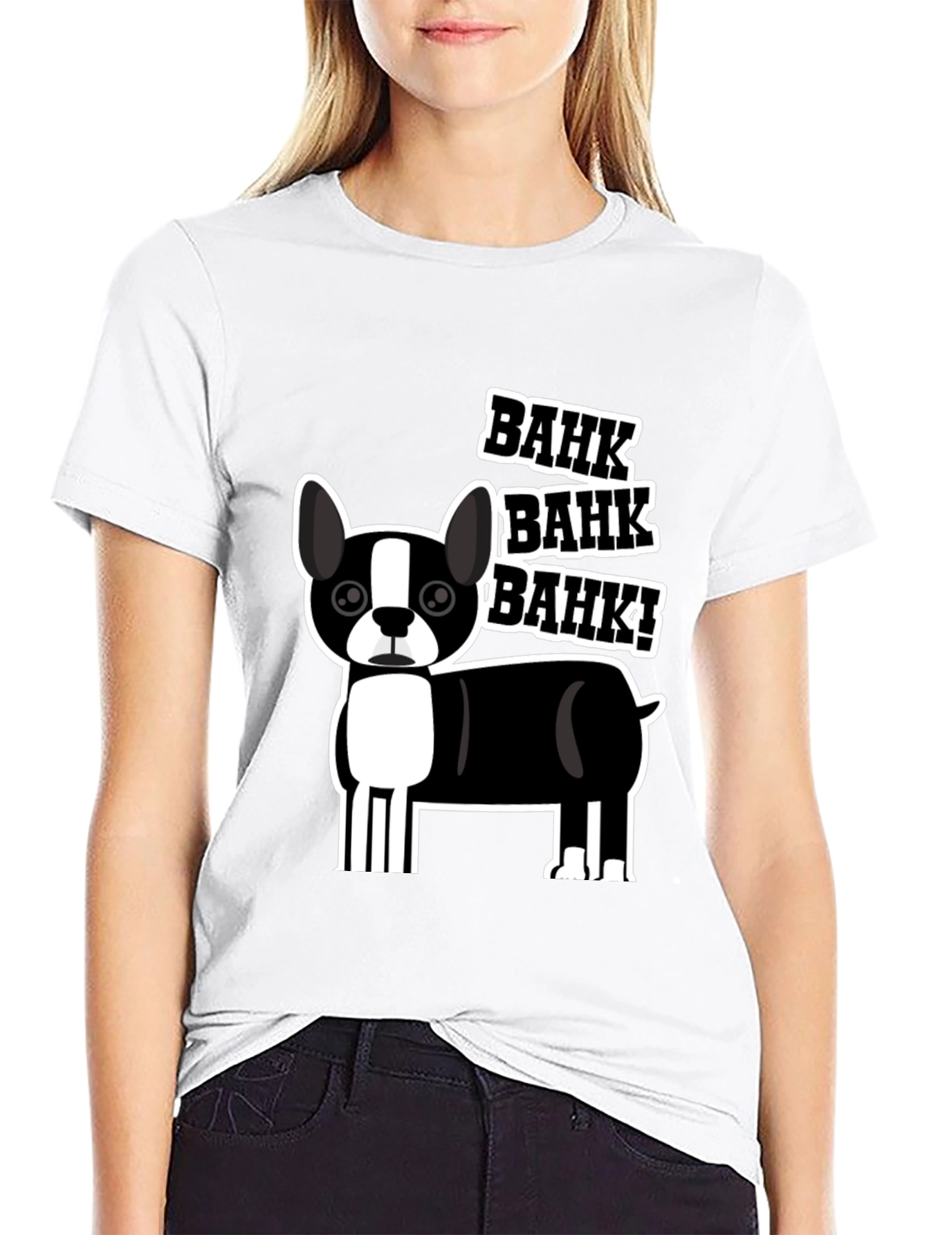 Bahk Dog Graphic Tee - Black