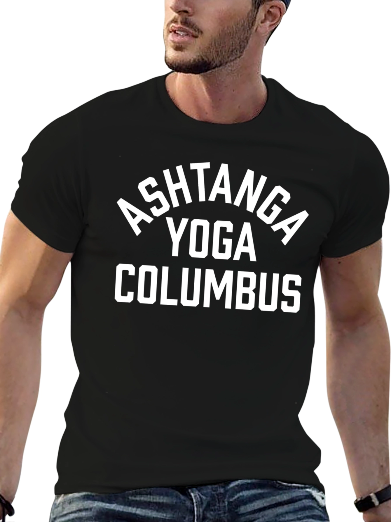 Ashtanga Yoga Columbus T-Shirt - Black