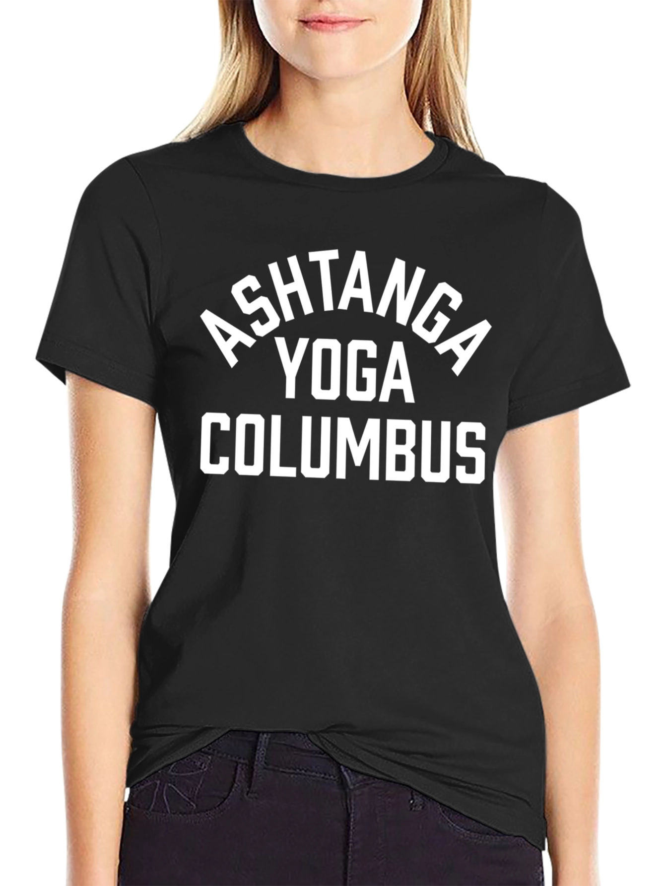Ashtanga Yoga Columbus T-Shirt - Black