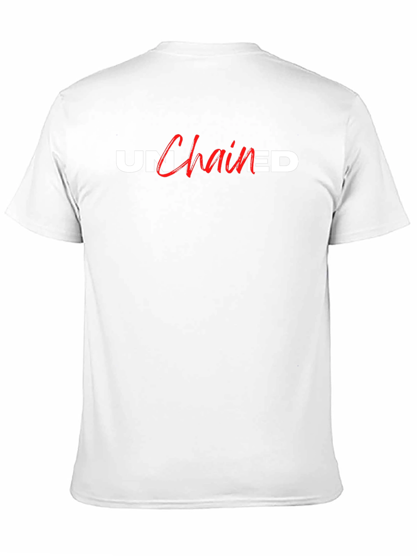 Unchained Black Graphic Tee - Stylish Statement Shirt