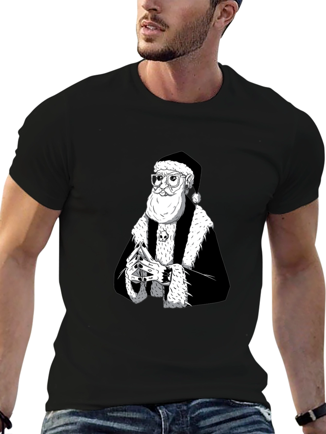 Edgy Santa T-Shirt