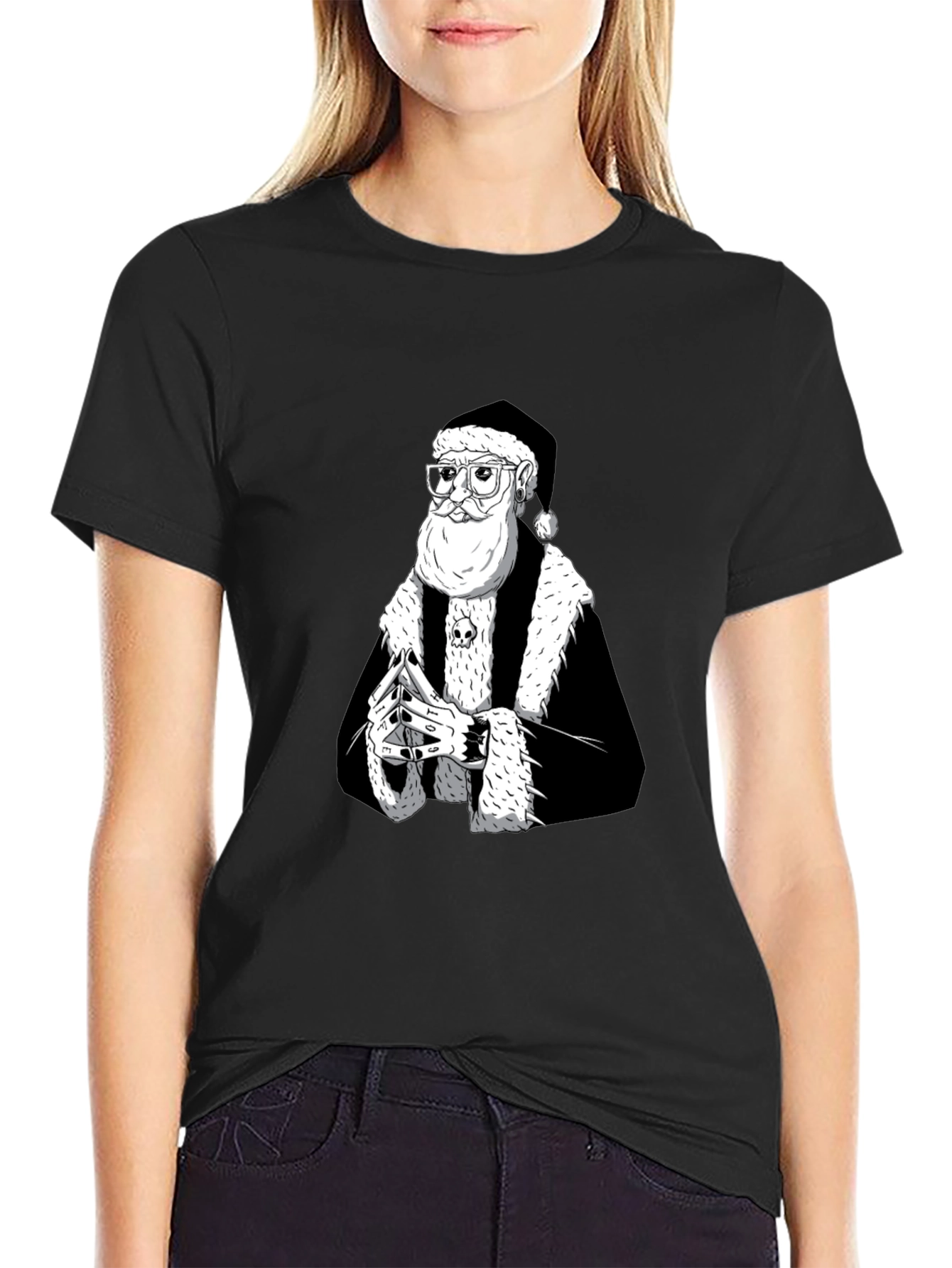 Edgy Santa T-Shirt