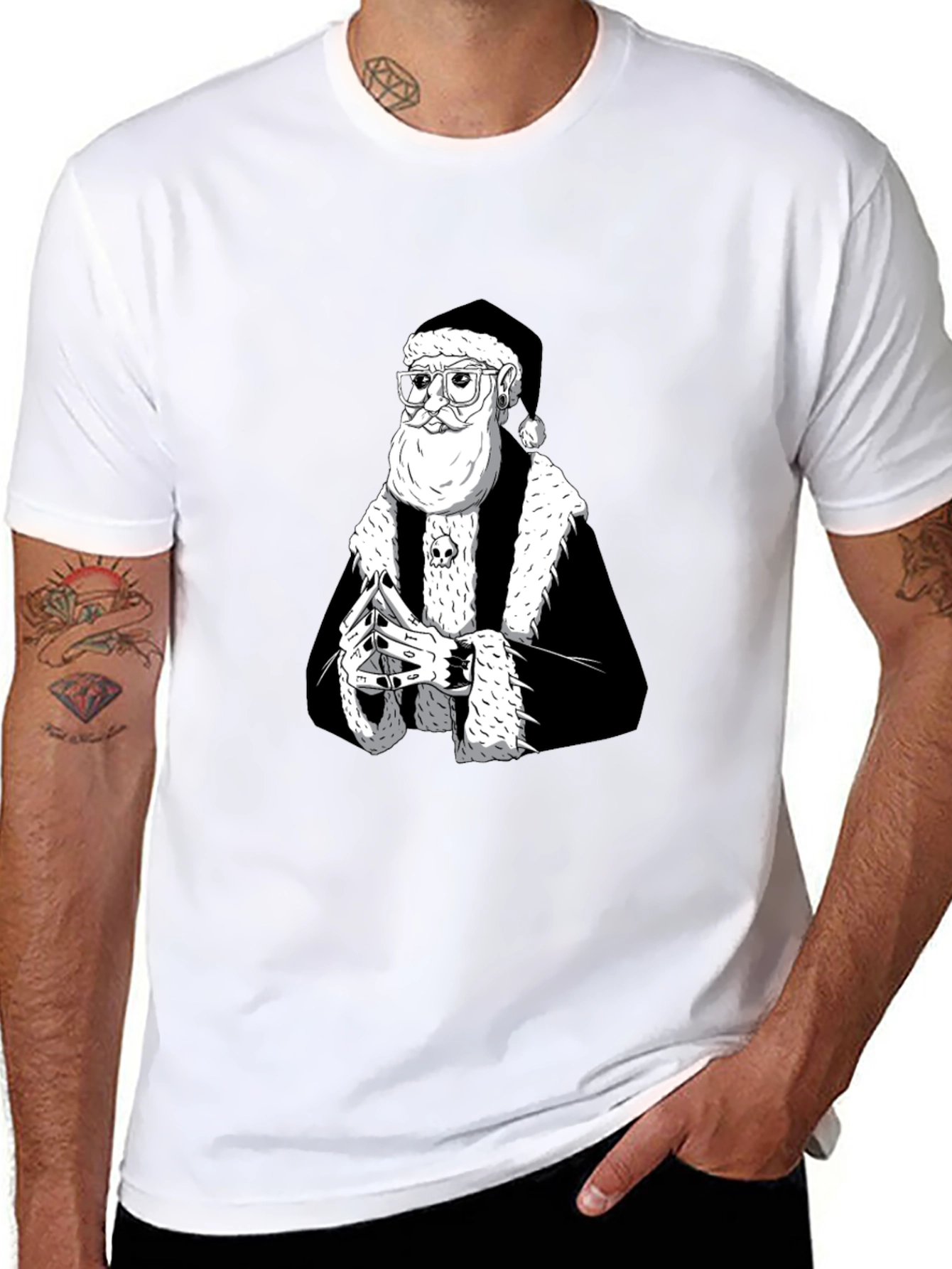 Edgy Santa T-Shirt