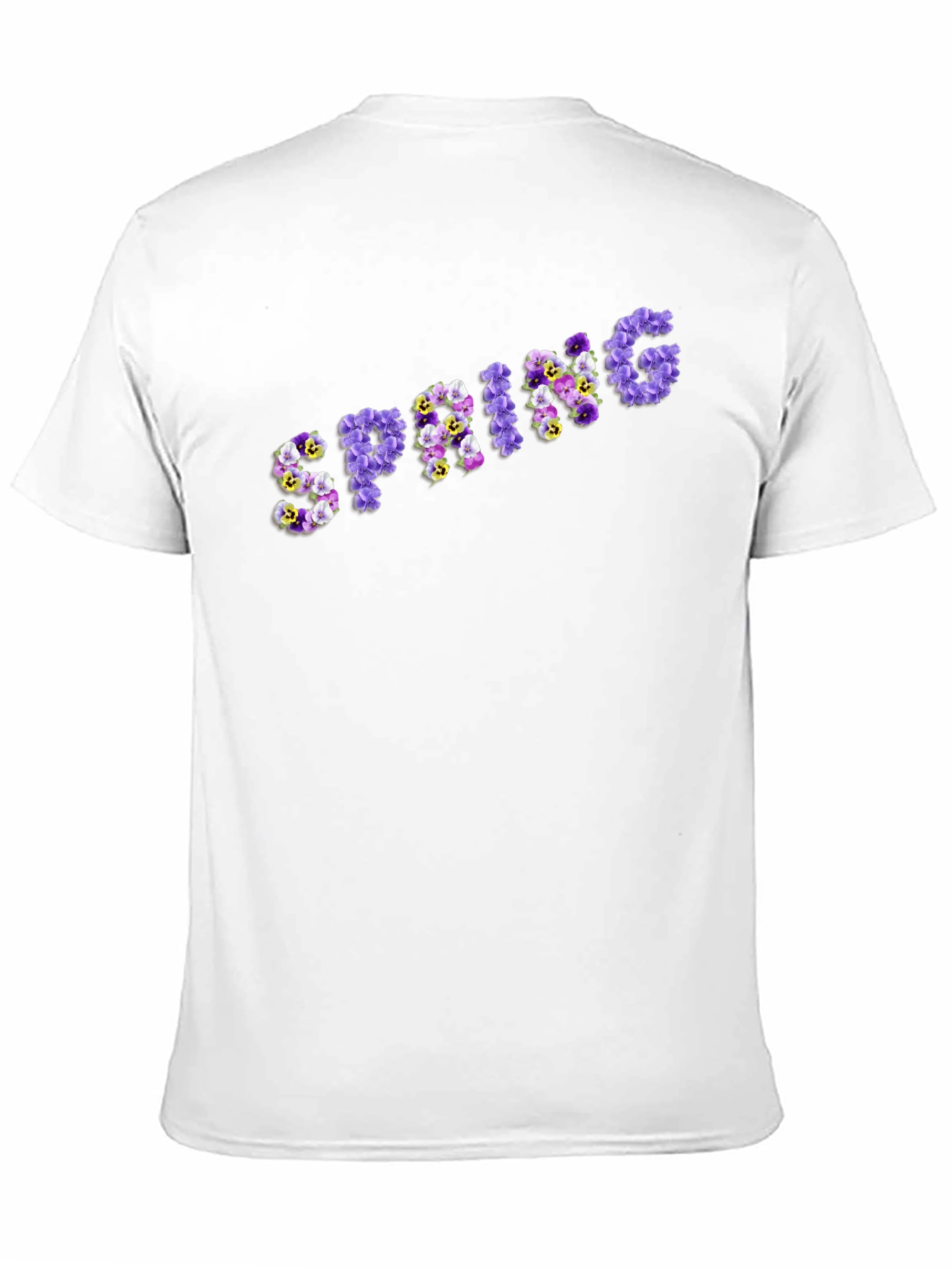 Floral Spring T-Shirt - Stylish Black Tee