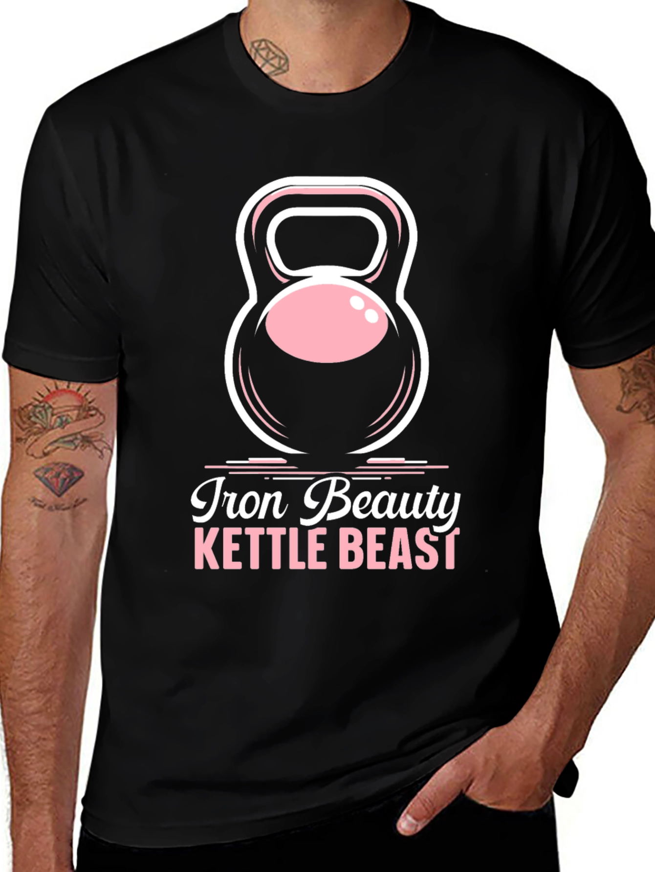 Iron Beauty Kettle Beast Graphic Tee - Black