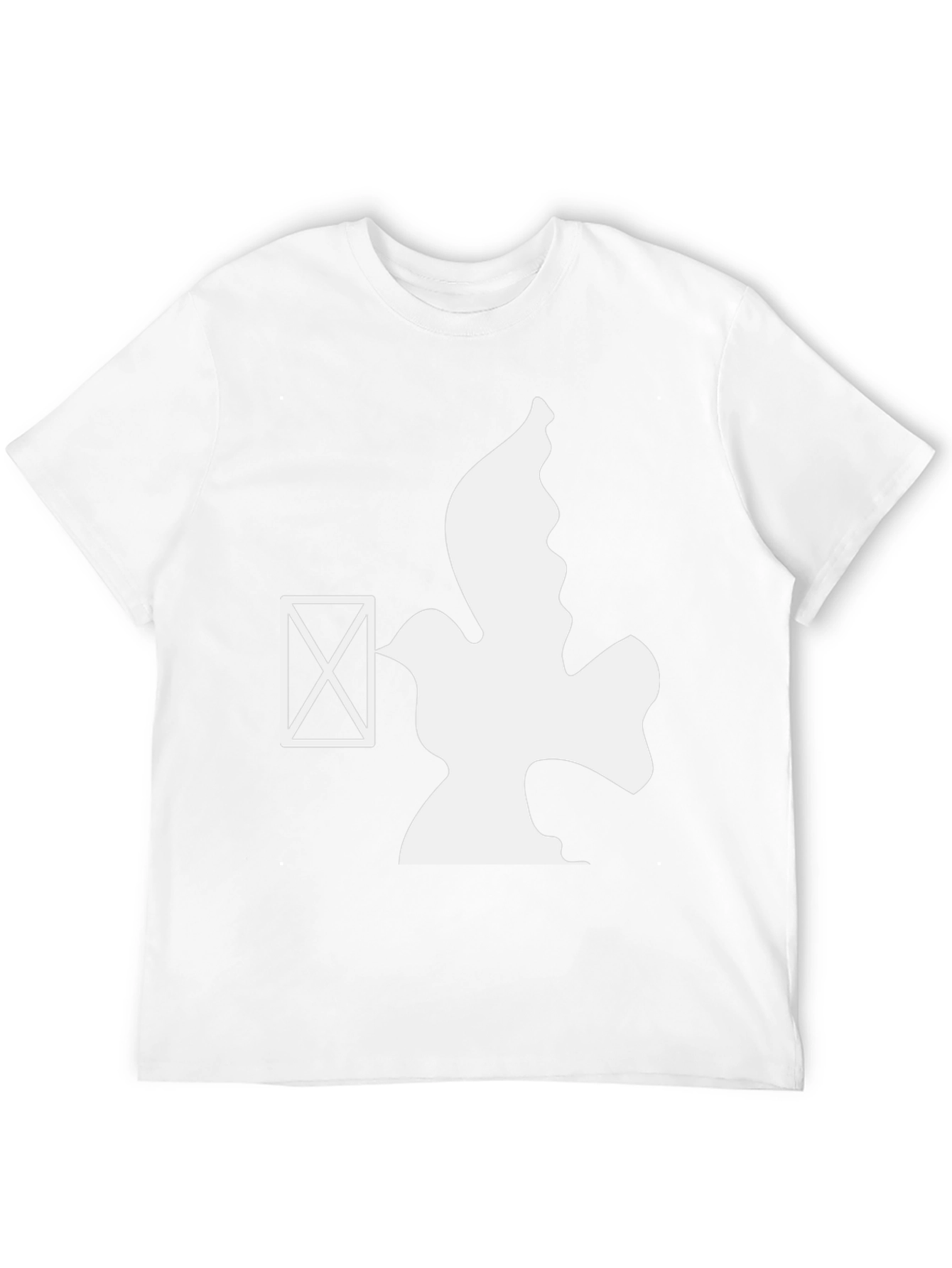 Dove & Envelope Graphic Tee - Mens Black T-Shirt