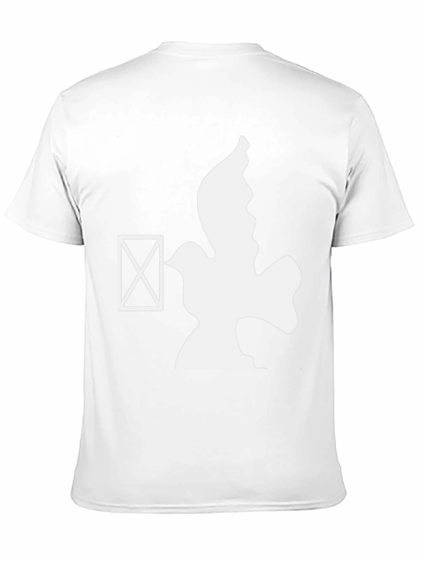 Dove & Envelope Graphic Tee - Mens Black T-Shirt