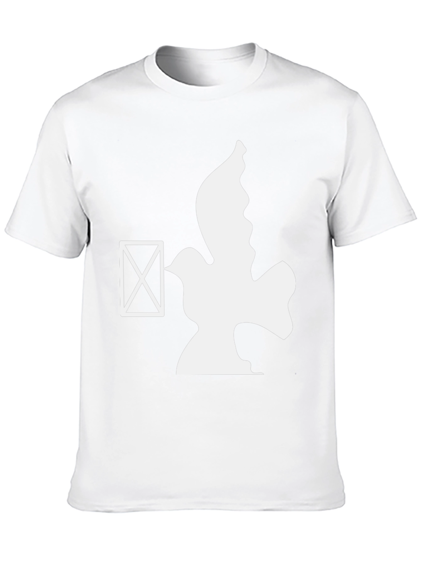 Dove & Envelope Graphic Tee - Mens Black T-Shirt