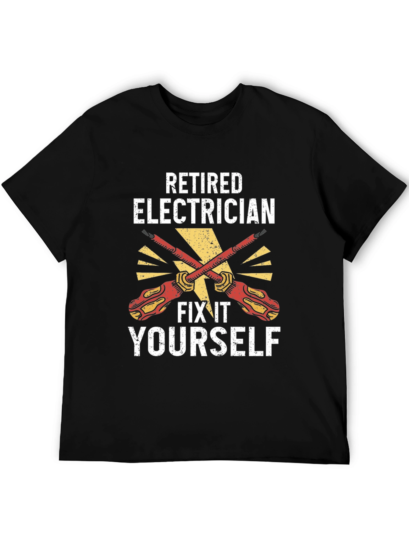 Retired Electrician Fix It Yourself T-Shirt