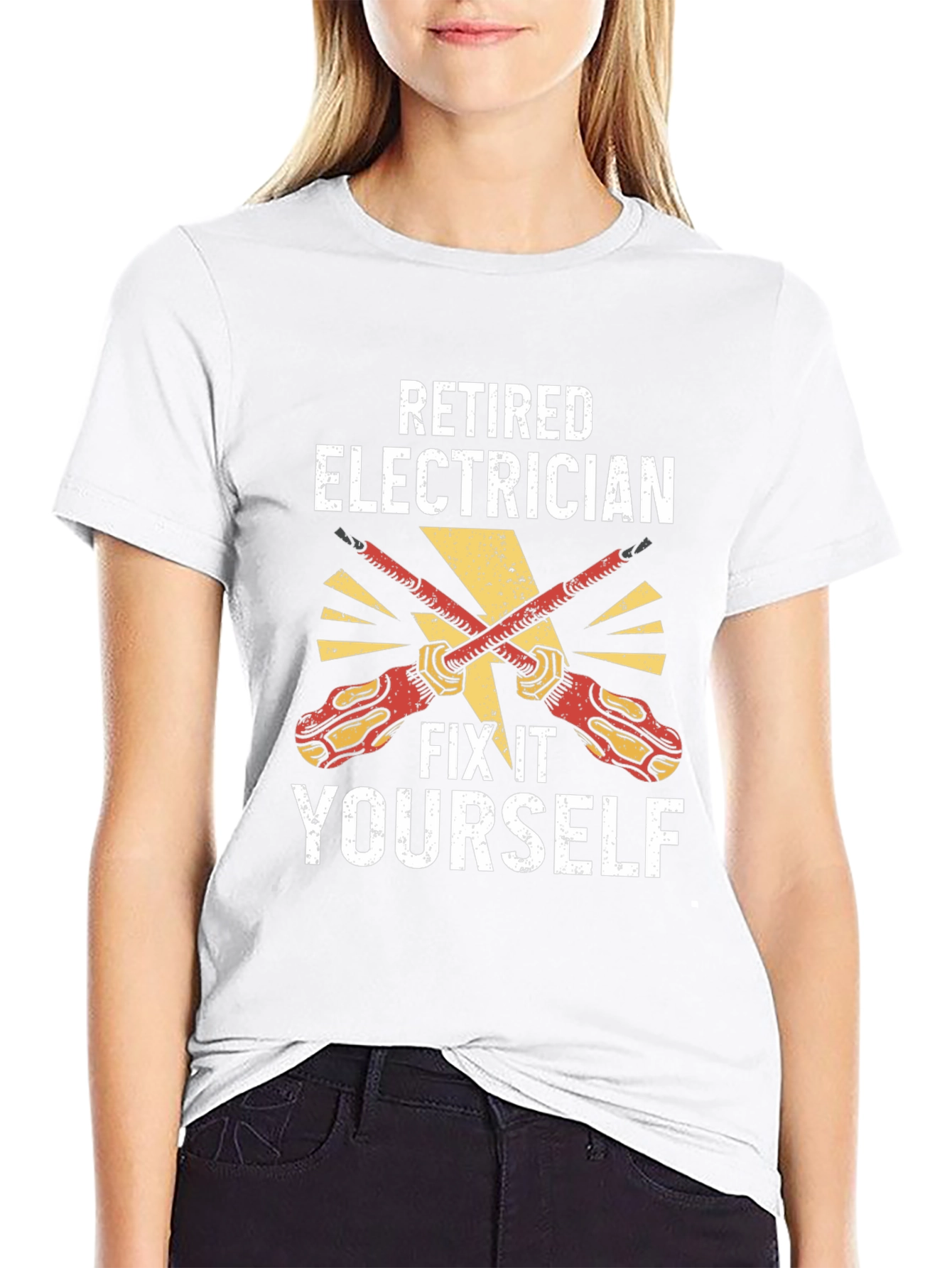 Retired Electrician Fix It Yourself T-Shirt