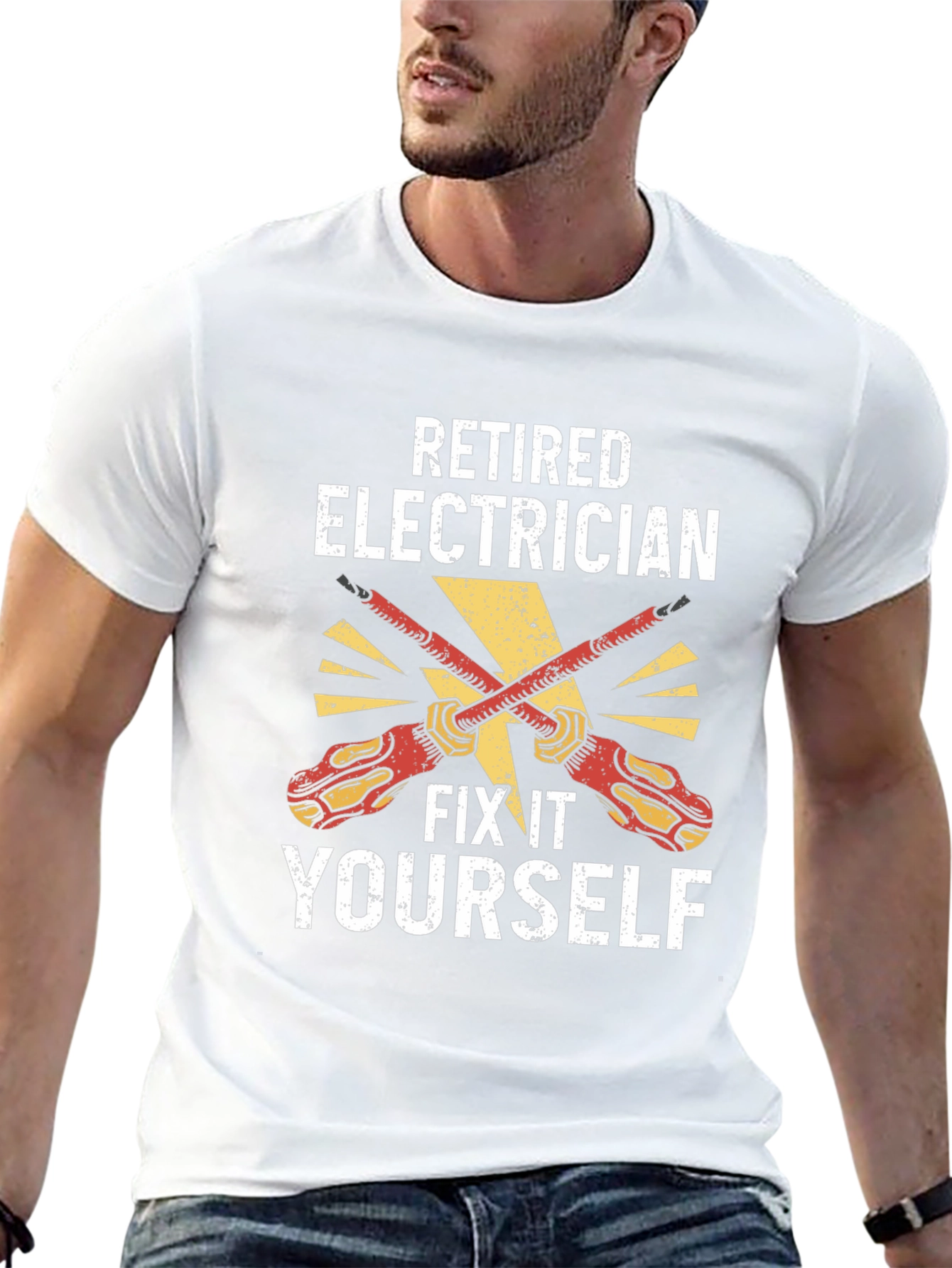 Retired Electrician Fix It Yourself T-Shirt