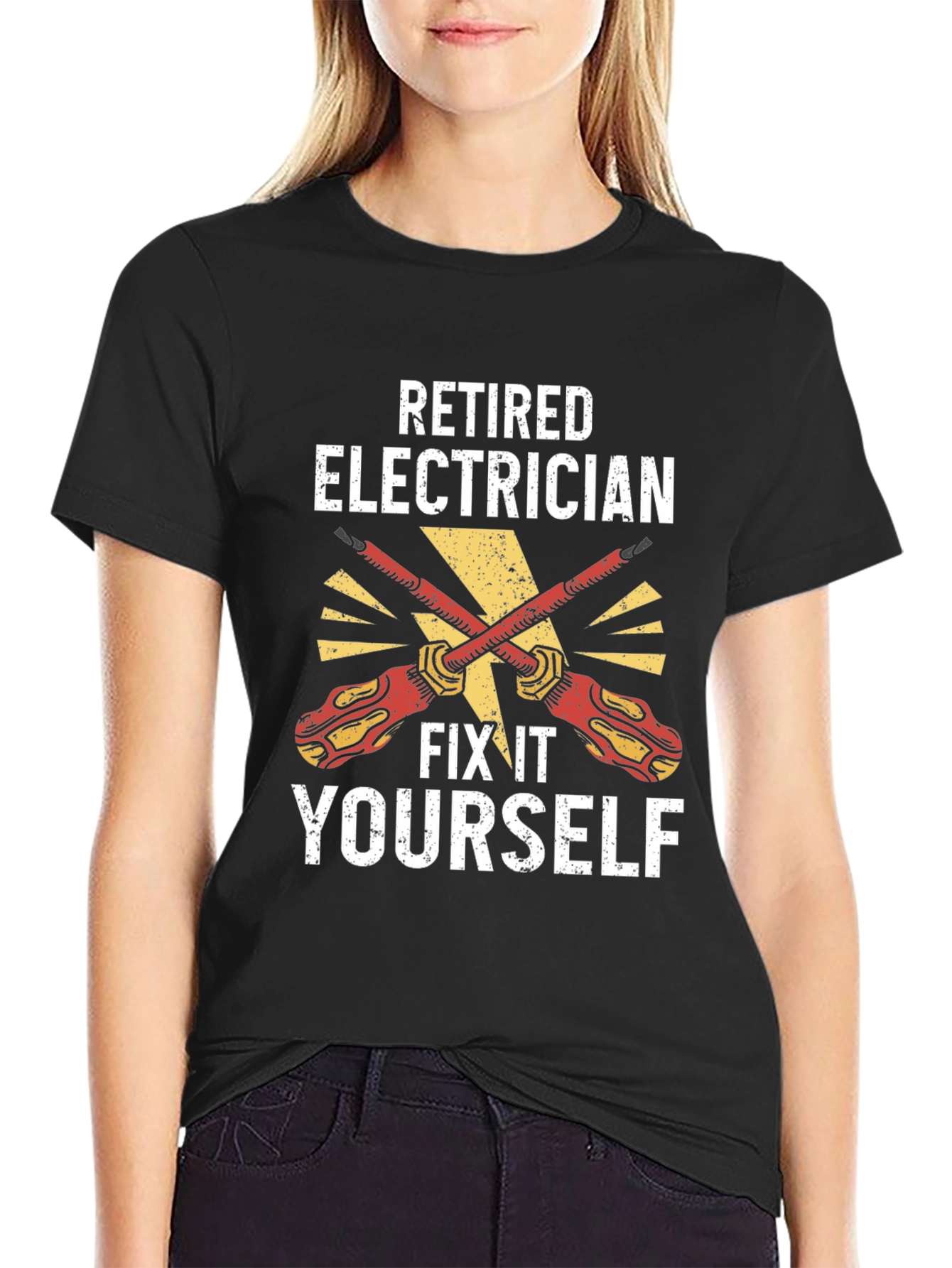 Retired Electrician Fix It Yourself T-Shirt