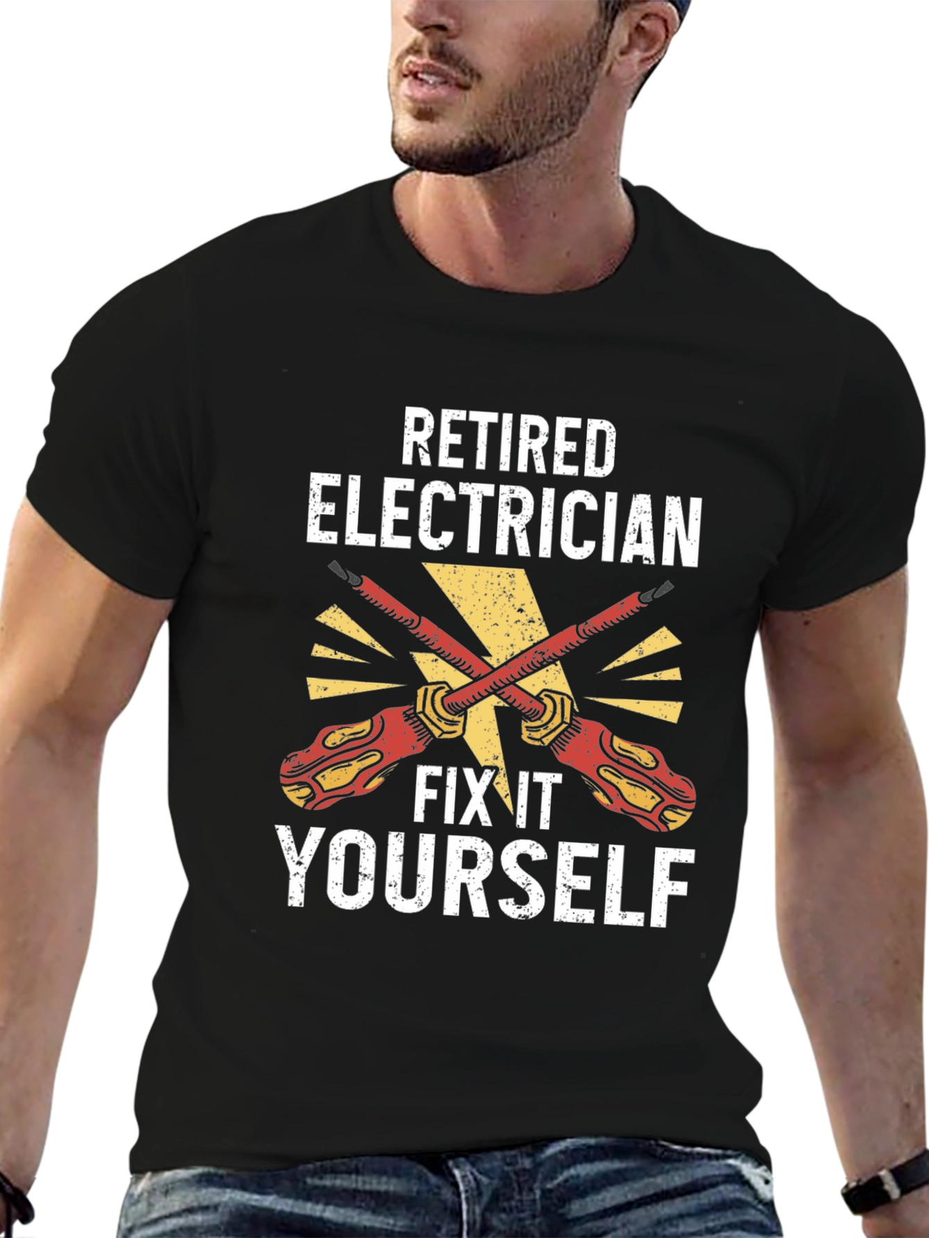 Retired Electrician Fix It Yourself T-Shirt