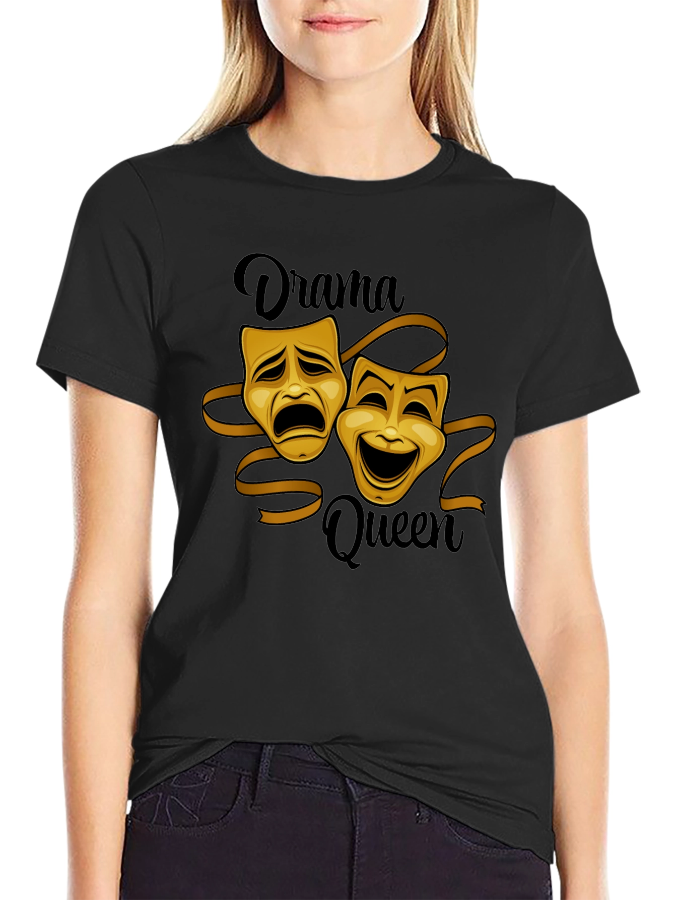 Drama Queen Black T-Shirt