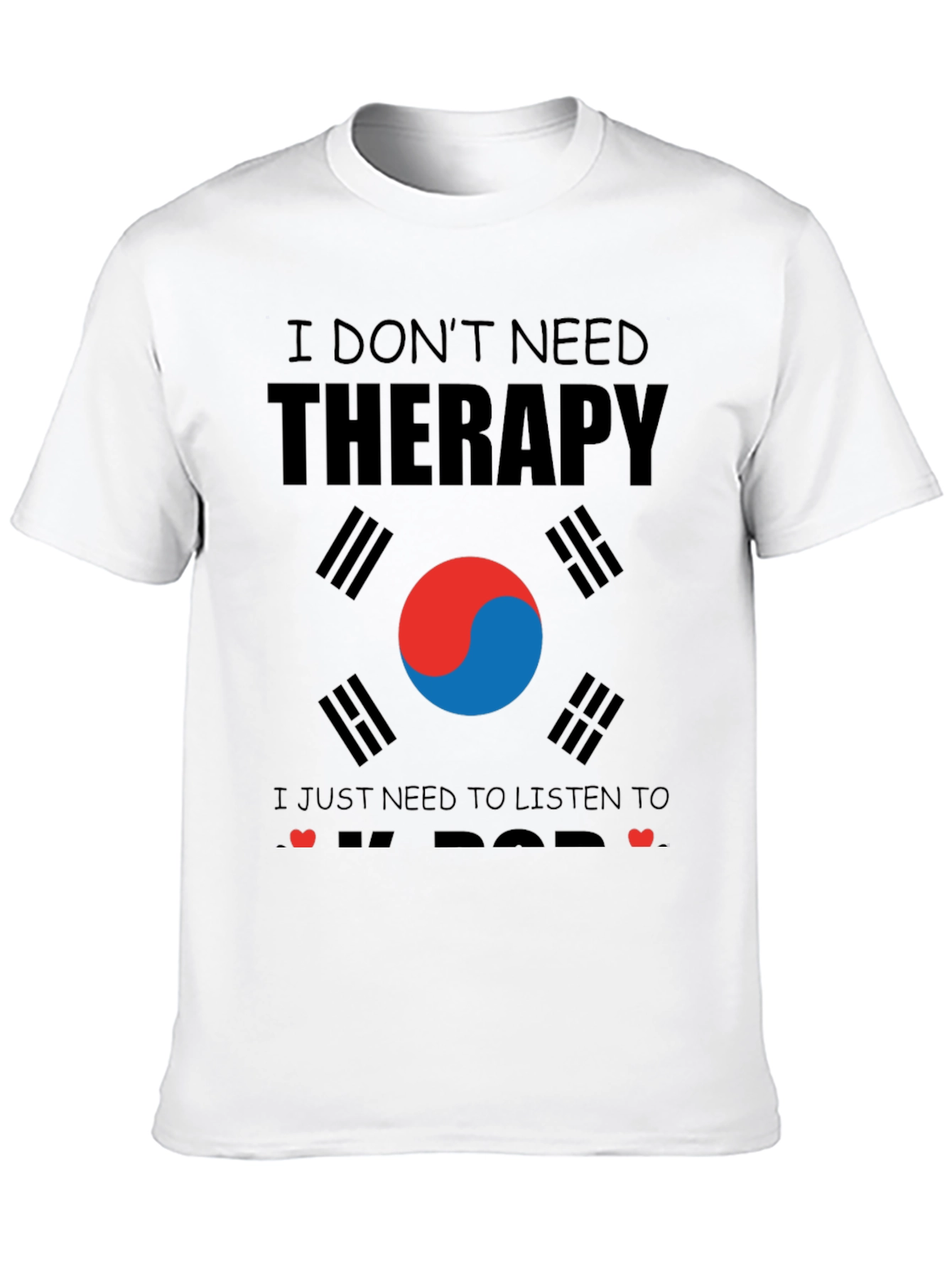 K-Pop Therapy T-Shirt - Music Lover Tee