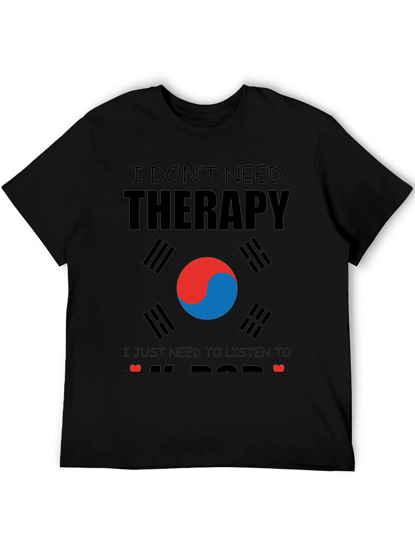 K-Pop Therapy T-Shirt - Music Lover Tee